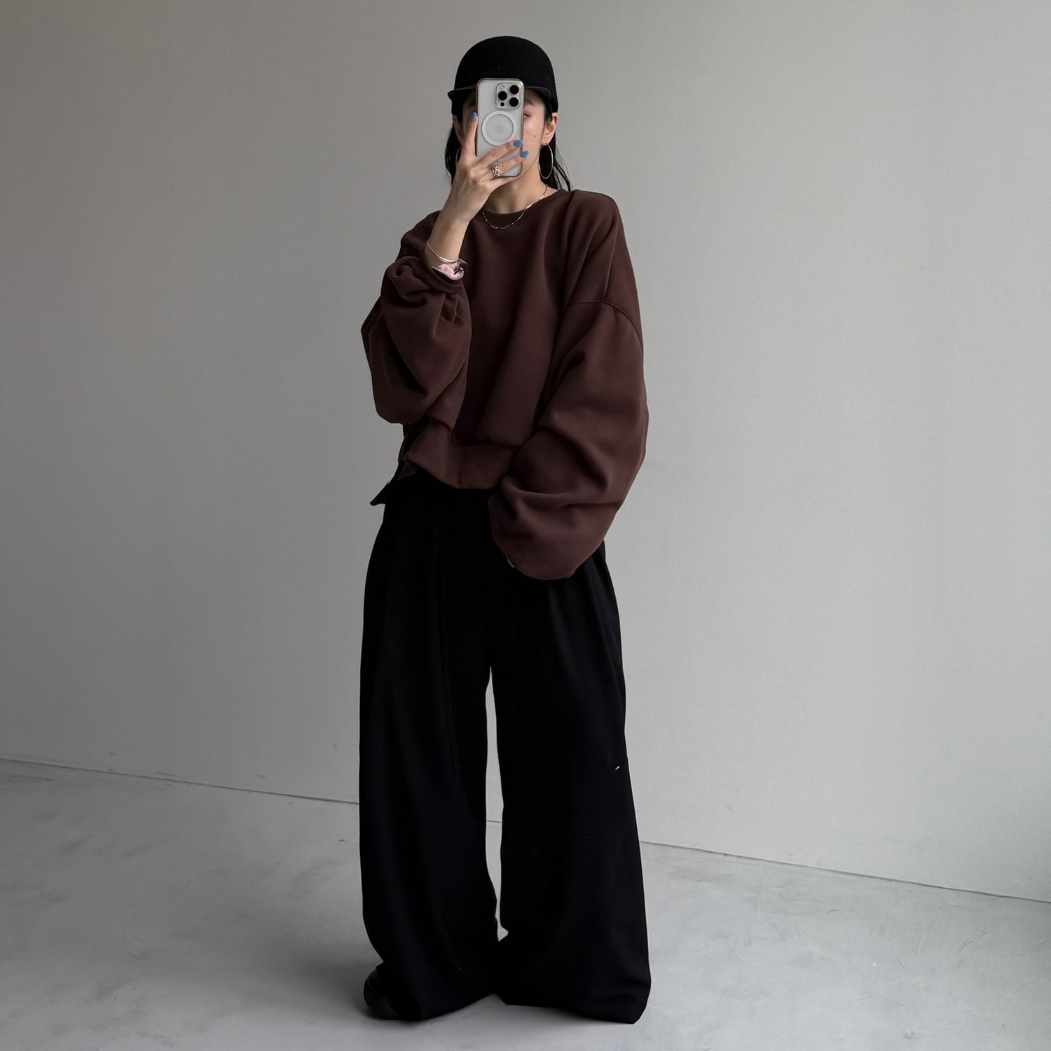 【公式サイト限定カラー】OSUMITSUKI sweat / brown [SHORT or FREE]