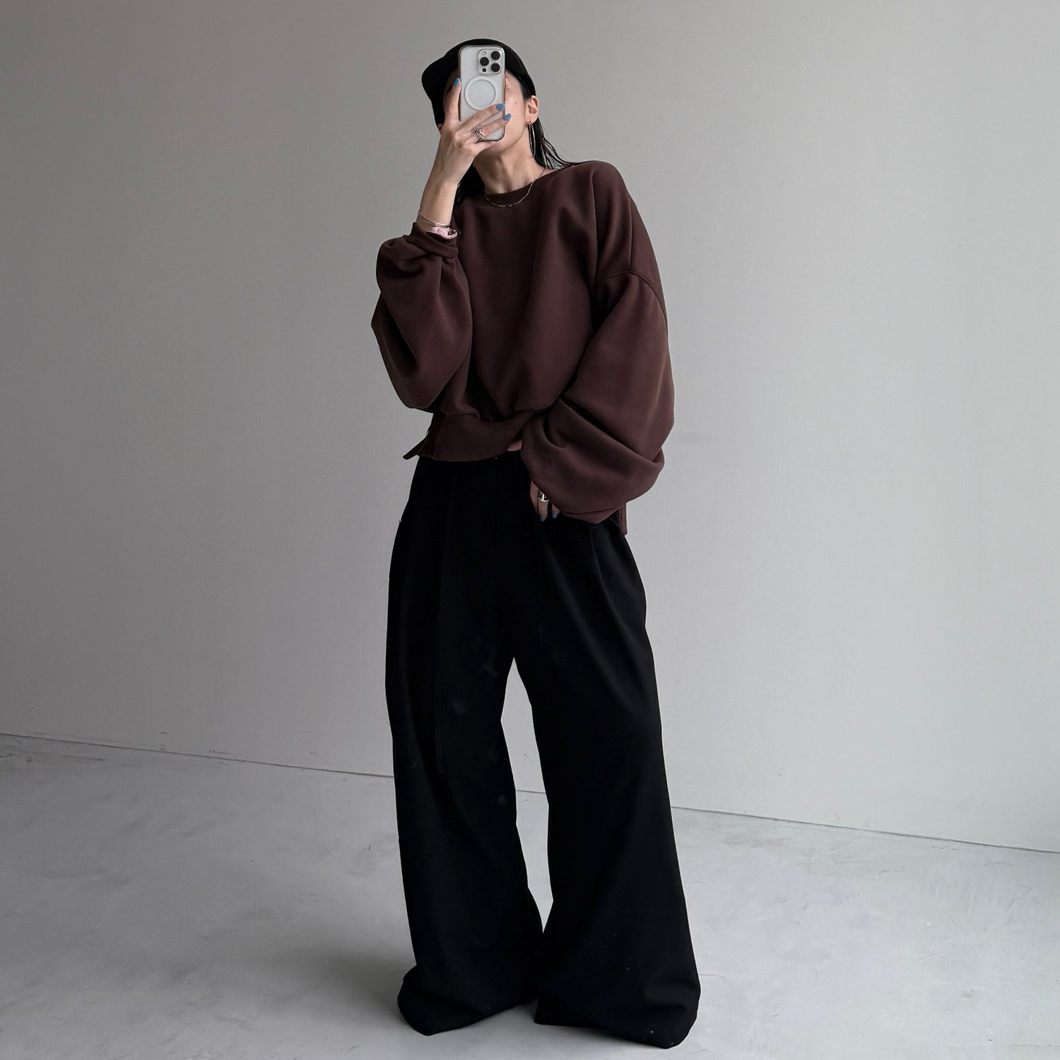 【公式サイト限定カラー】OSUMITSUKI sweat / brown [SHORT or FREE]