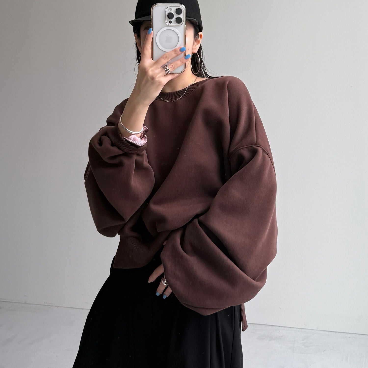 【公式サイト限定カラー】OSUMITSUKI sweat / brown [SHORT or FREE]