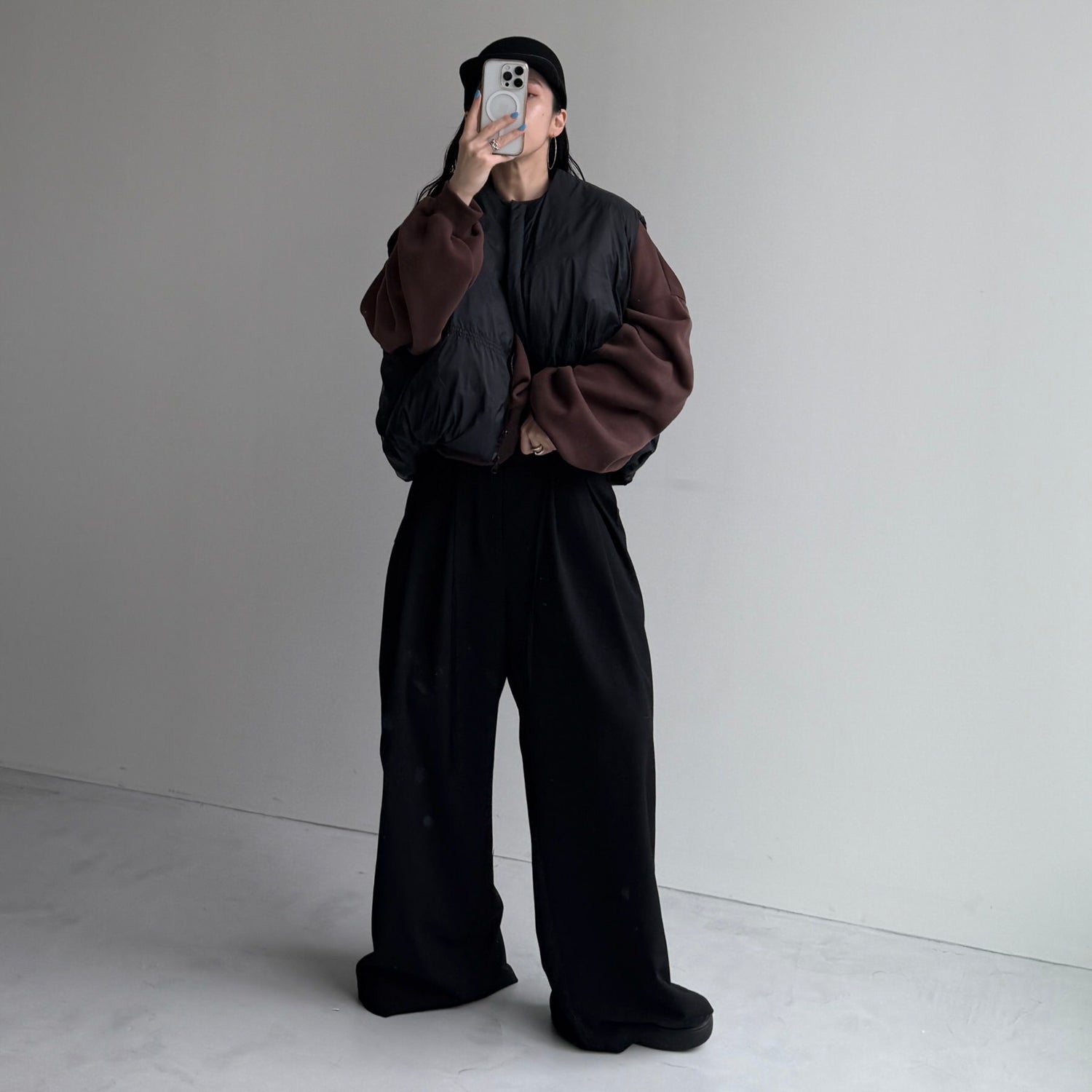 【公式サイト限定カラー】OSUMITSUKI sweat / brown [SHORT or FREE]