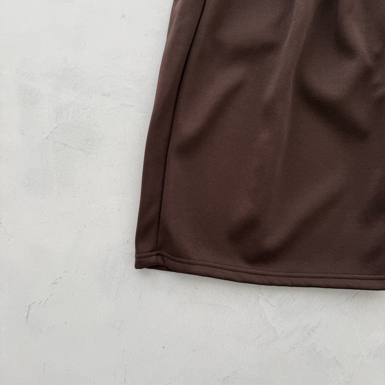 【選べるタイプ】super loose sweat half pants / brown