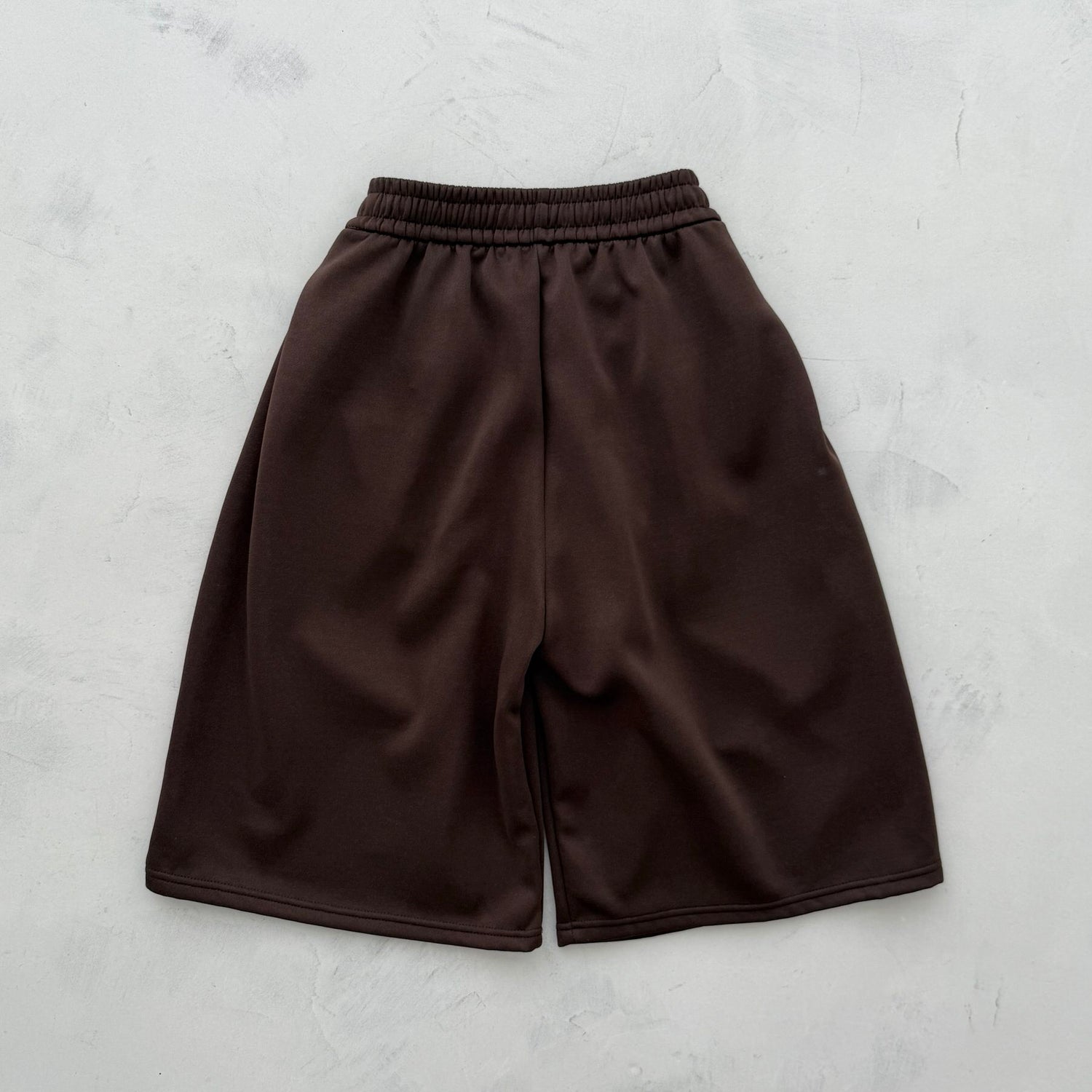 【選べるタイプ】super loose sweat half pants / brown