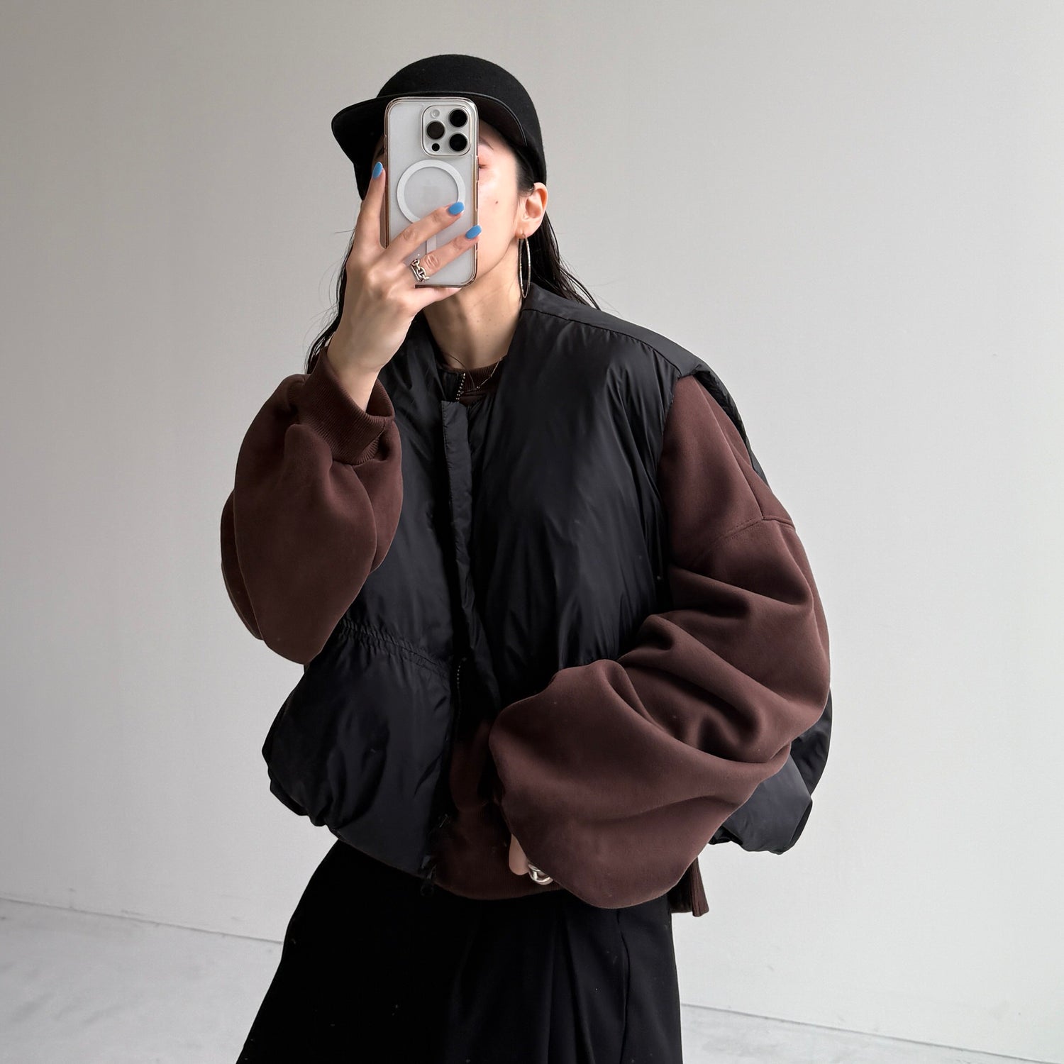 【公式サイト限定カラー】OSUMITSUKI sweat / brown [SHORT or FREE]