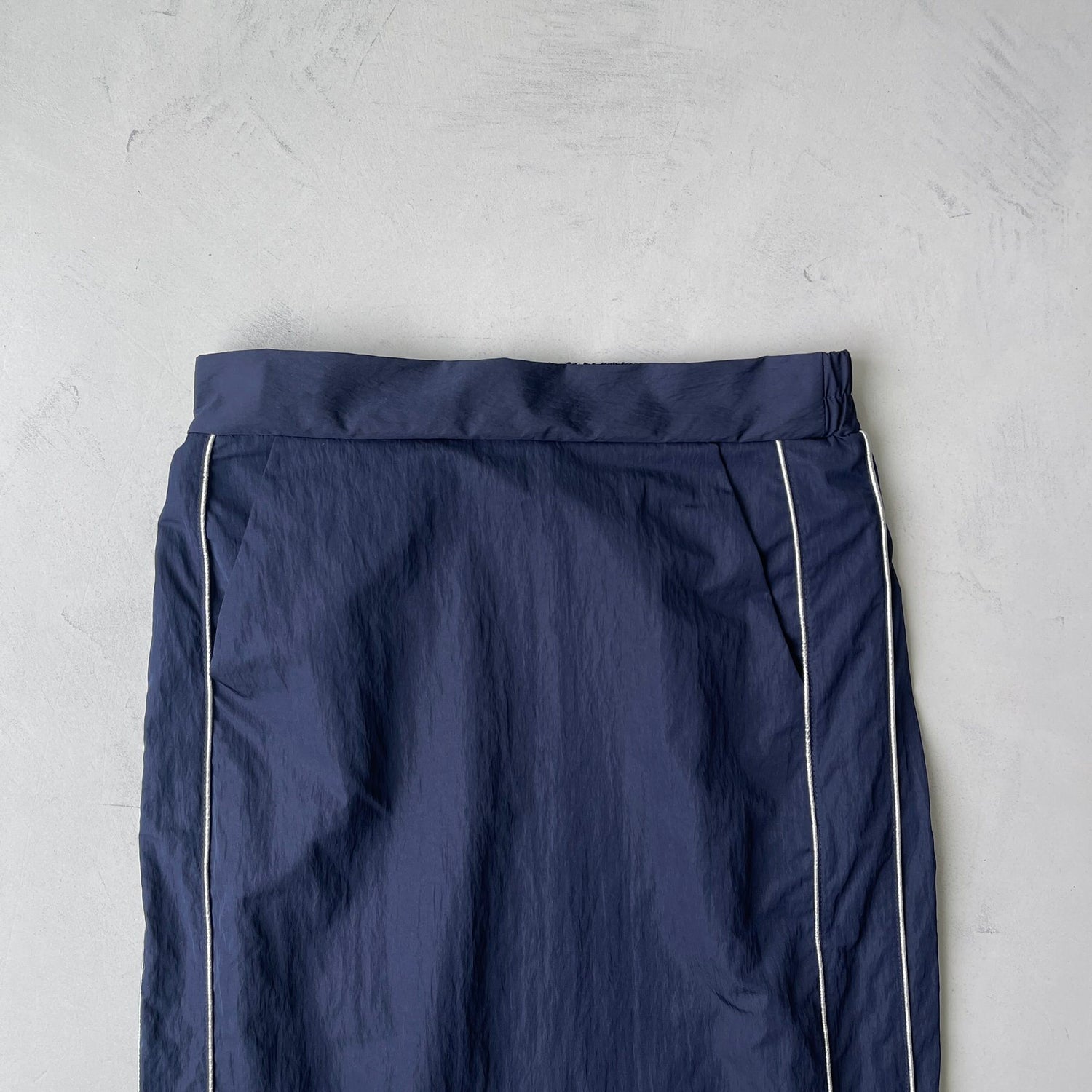 【SAMPLE】track skirt / navy