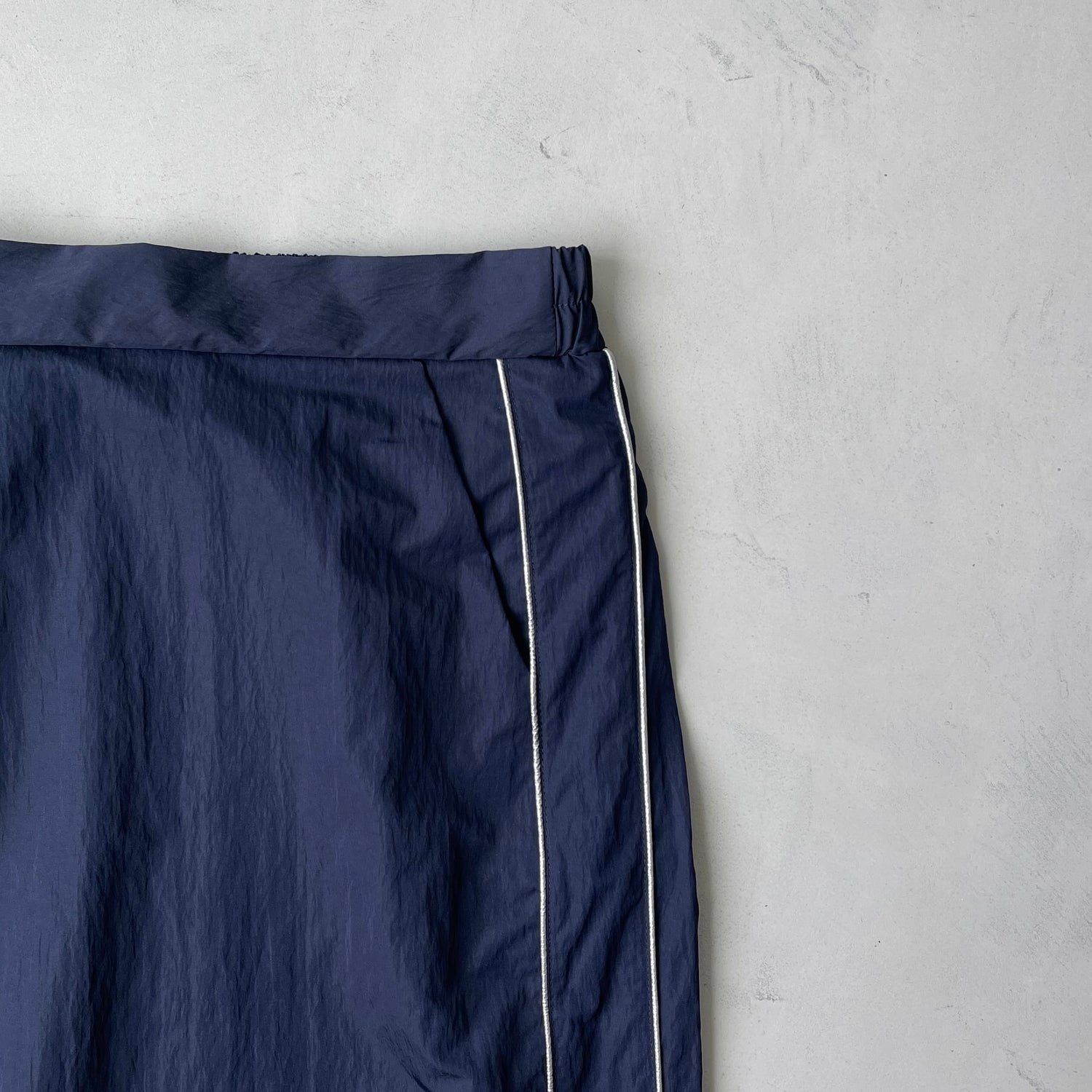 【SAMPLE】track skirt / navy