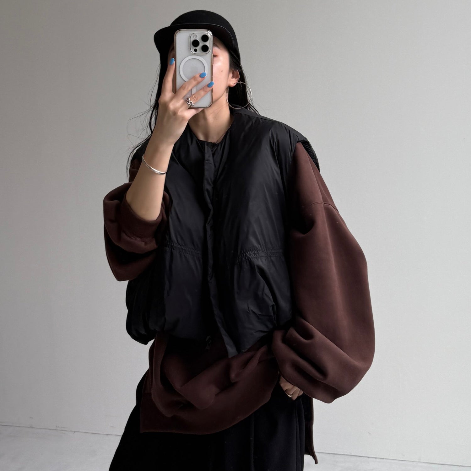【公式サイト限定カラー】OSUMITSUKI sweat / brown [SHORT or FREE]