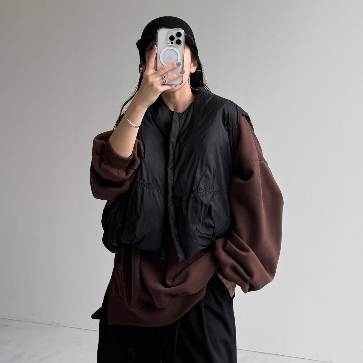【公式サイト限定カラー】OSUMITSUKI sweat / brown [SHORT or FREE]