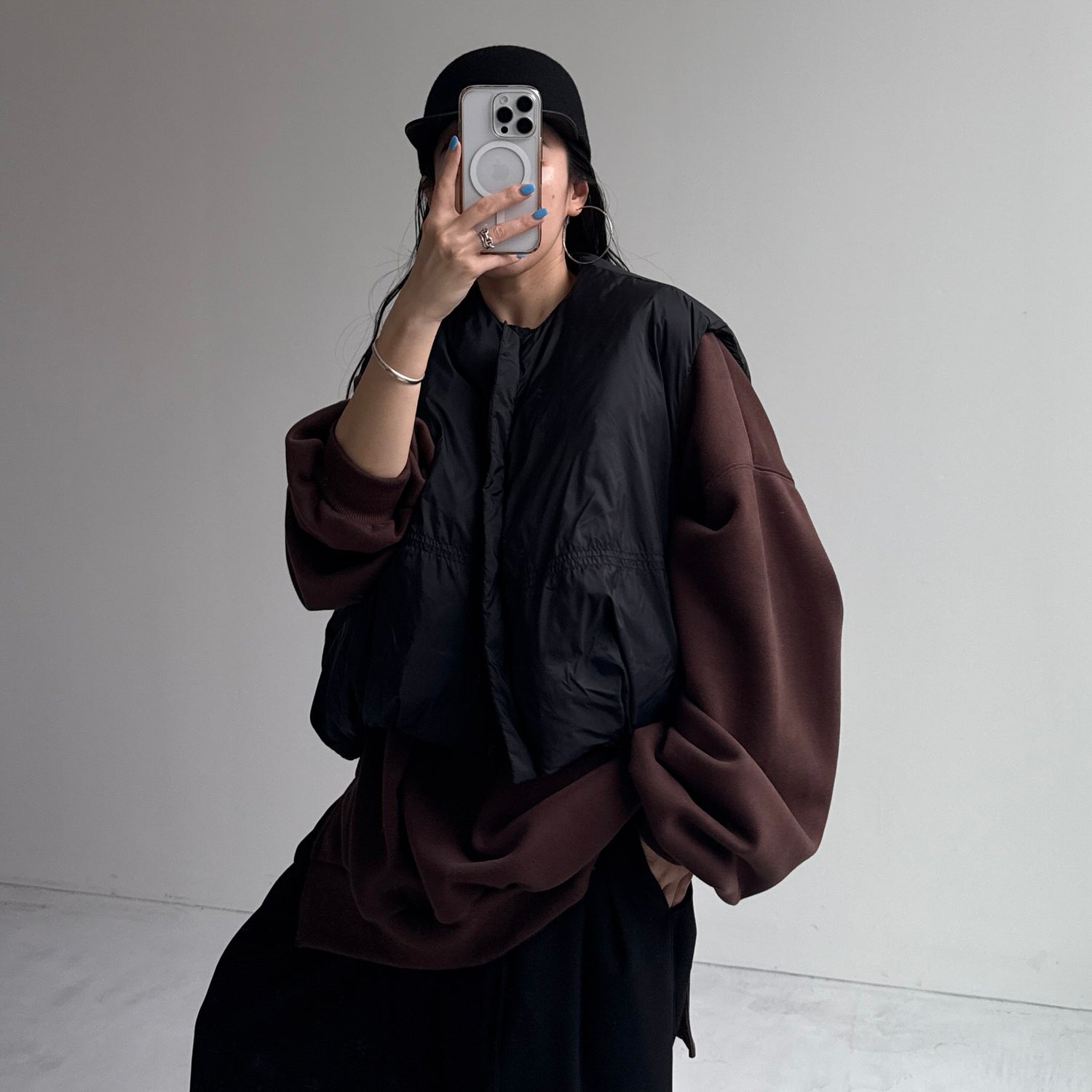 【公式サイト限定カラー】OSUMITSUKI sweat / brown [SHORT or FREE]