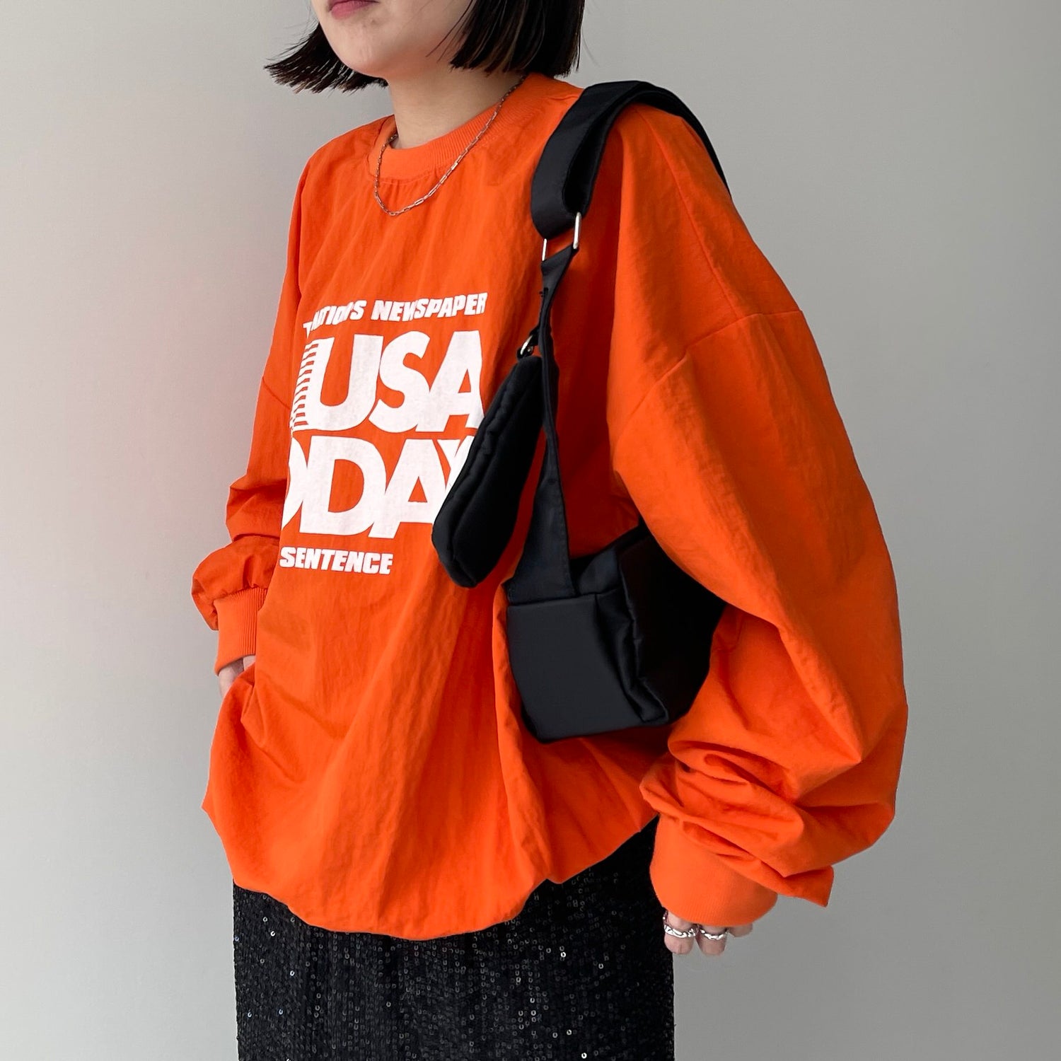 USA TODAY nylon tee / orange