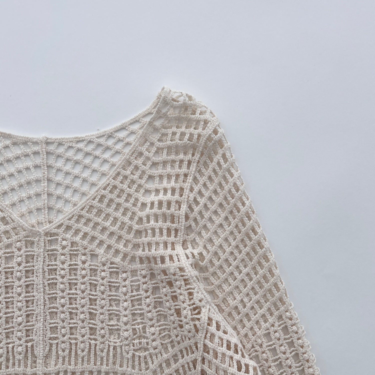 【SAMPLE】mesh tops / beige