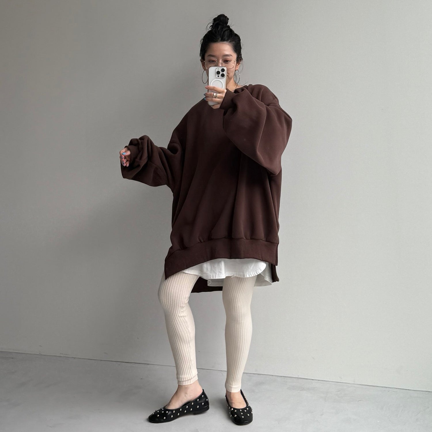 【公式サイト限定カラー】OSUMITSUKI sweat / brown [SHORT or FREE]
