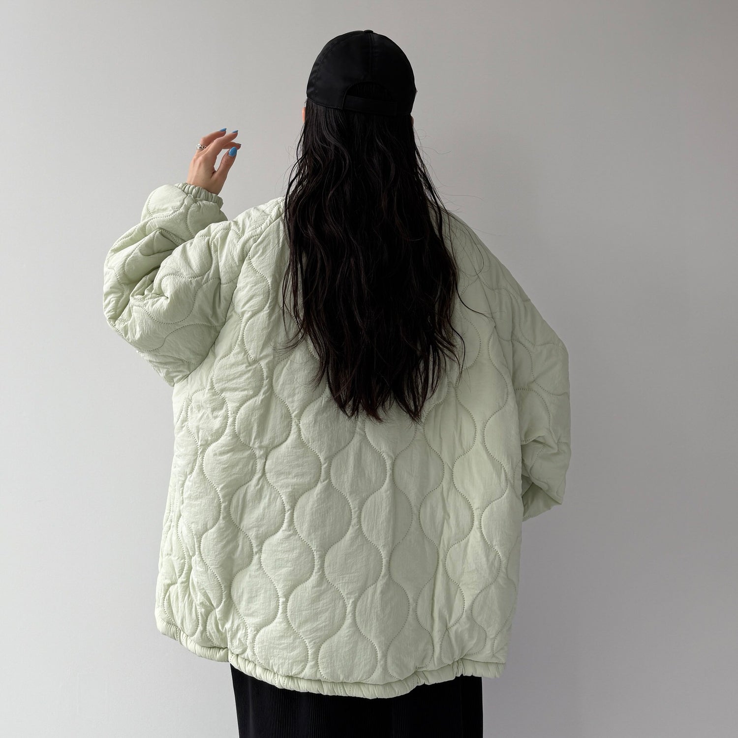 WATA AME quilting jacket / green