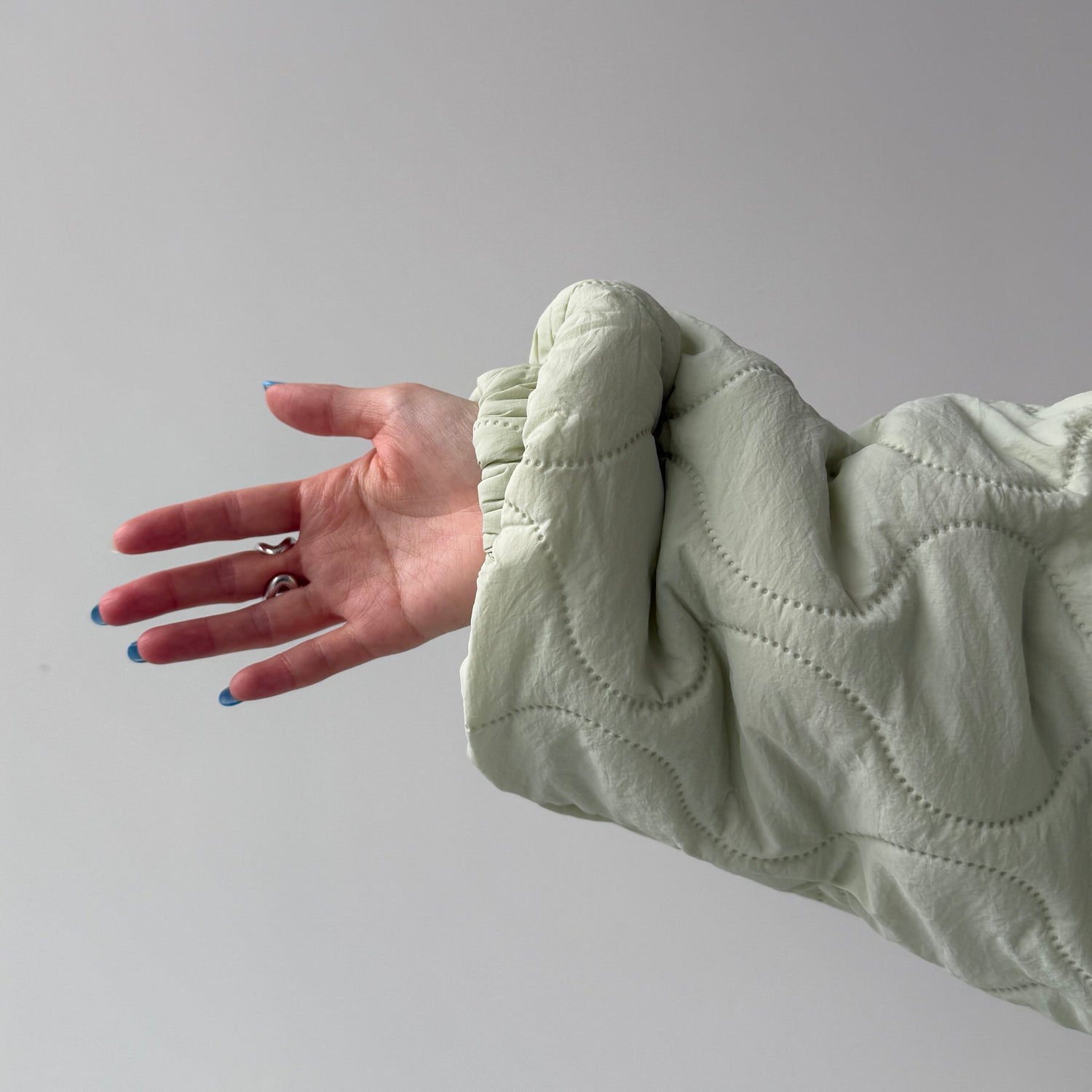 WATA AME quilting jacket / green