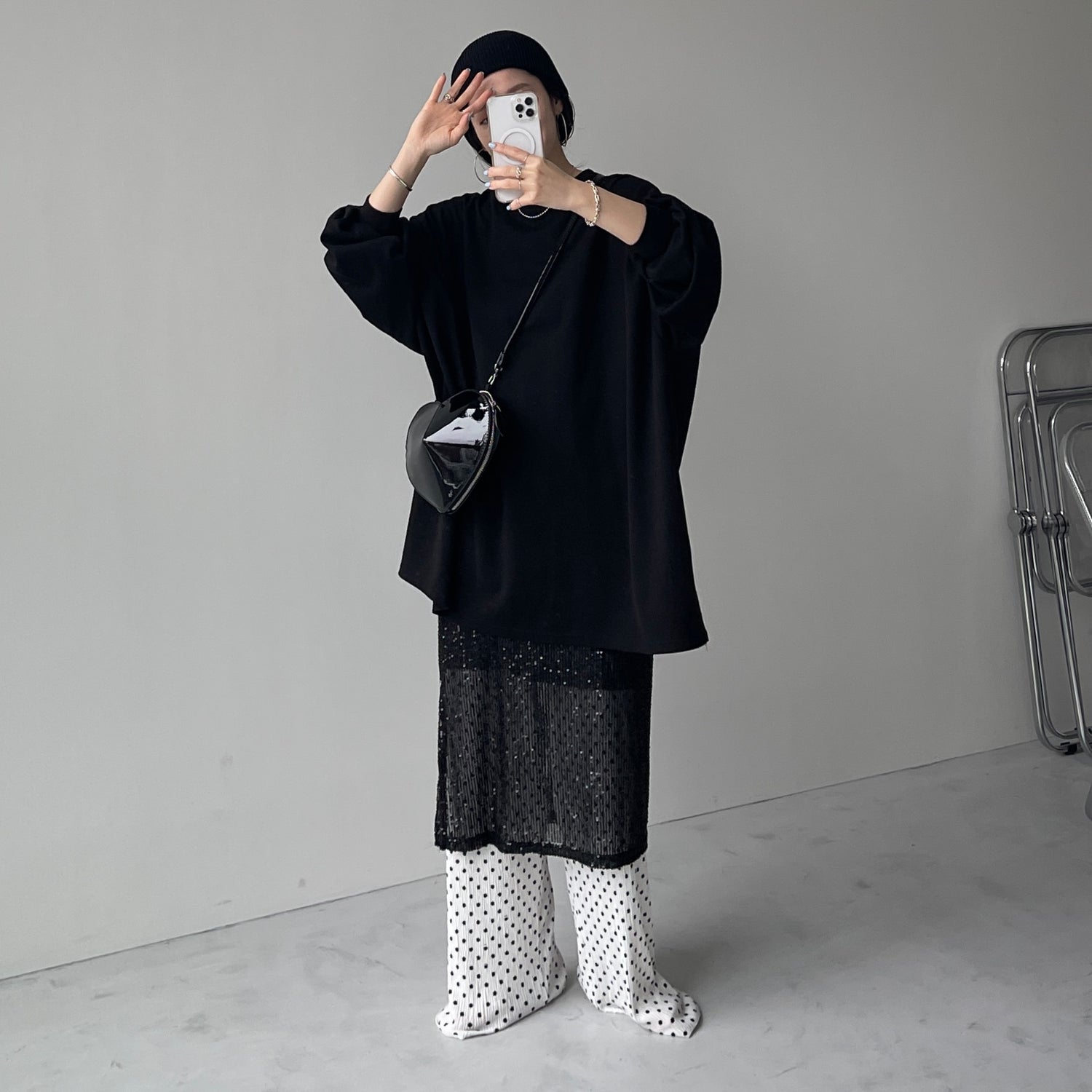 DOT PANTS / ivory