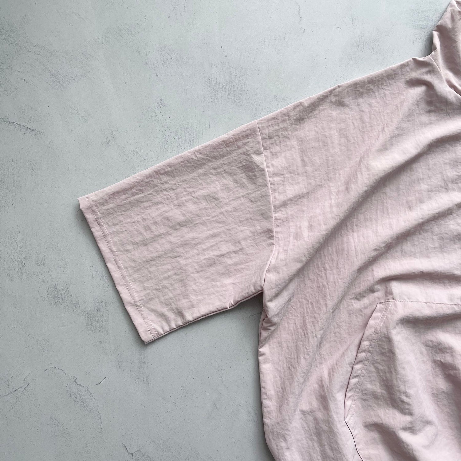 【2点SET】half zip nylon set up / pink