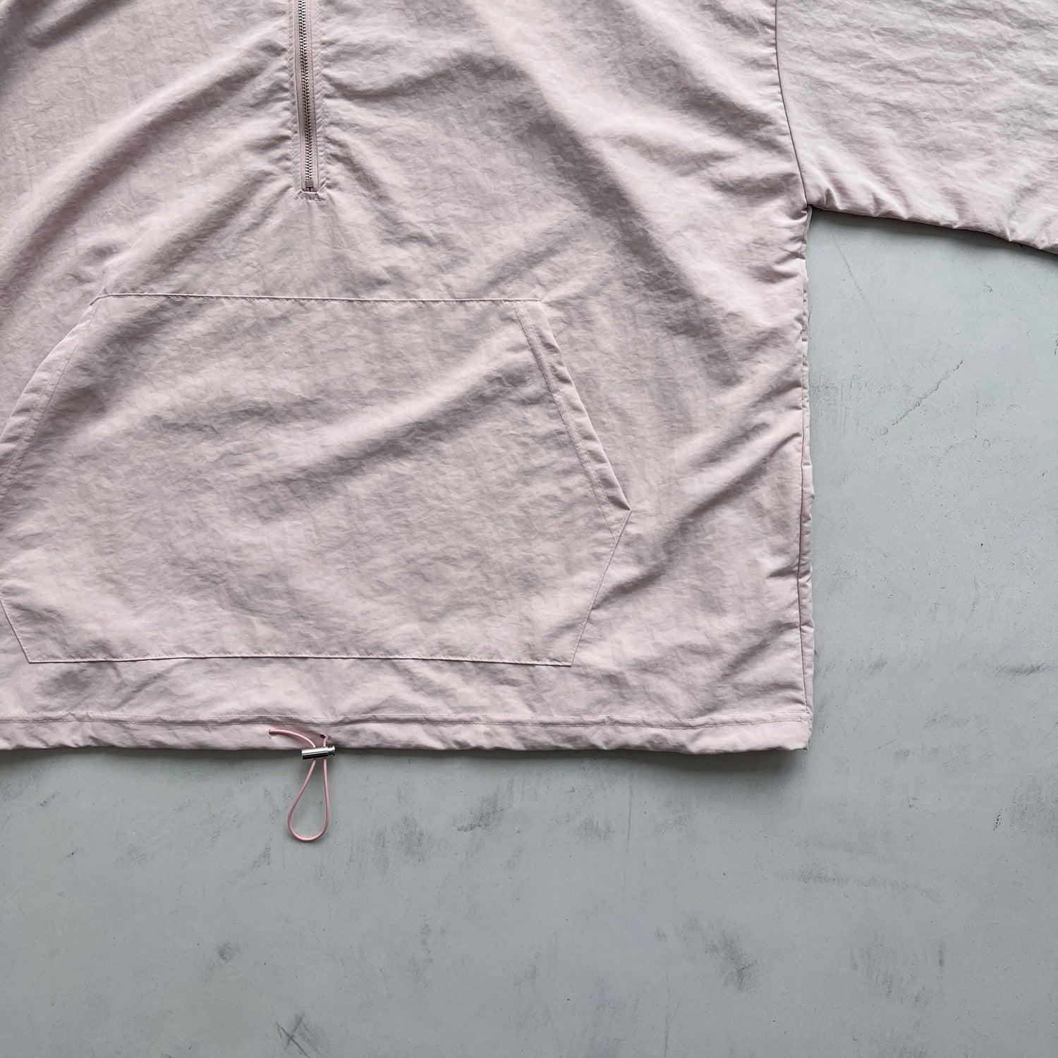【2点SET】half zip nylon set up / pink