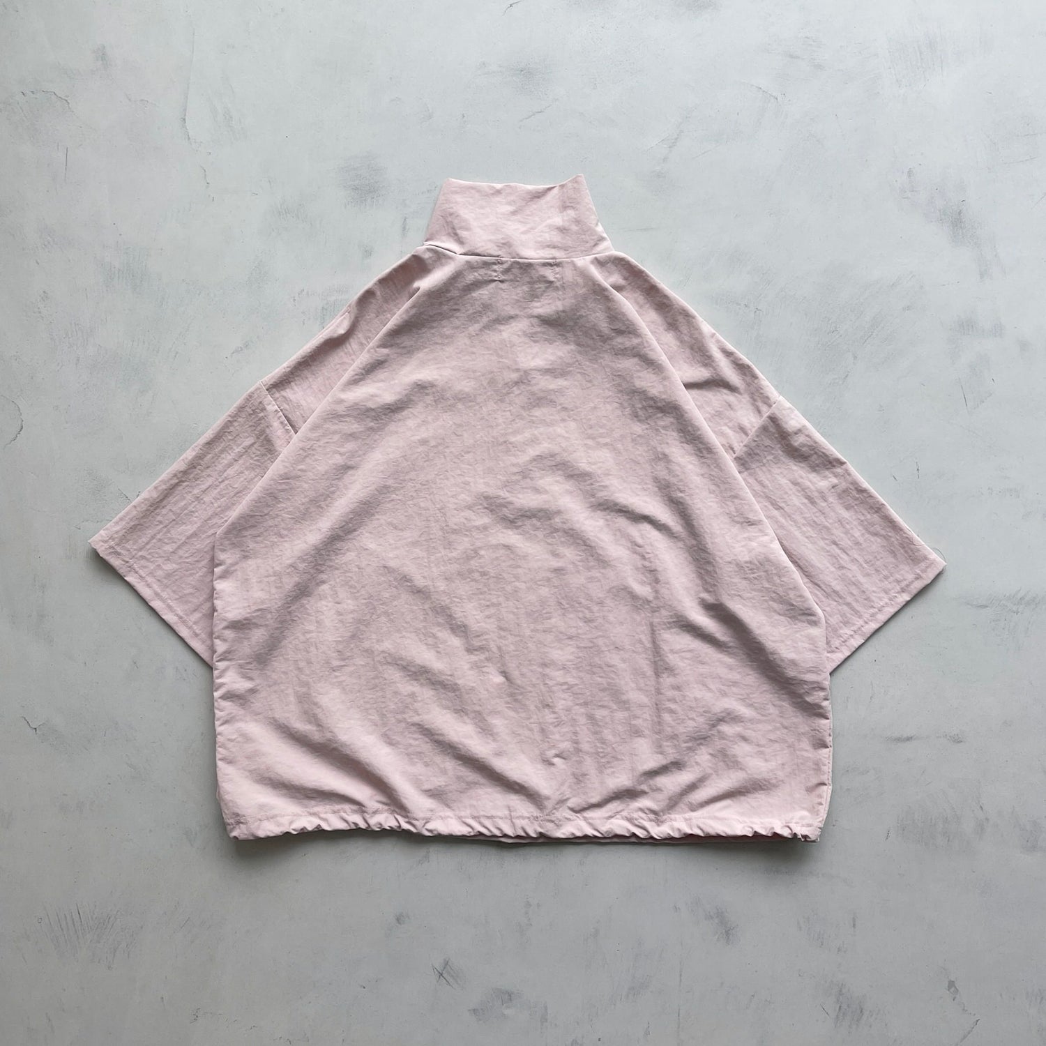 【2点SET】half zip nylon set up / pink