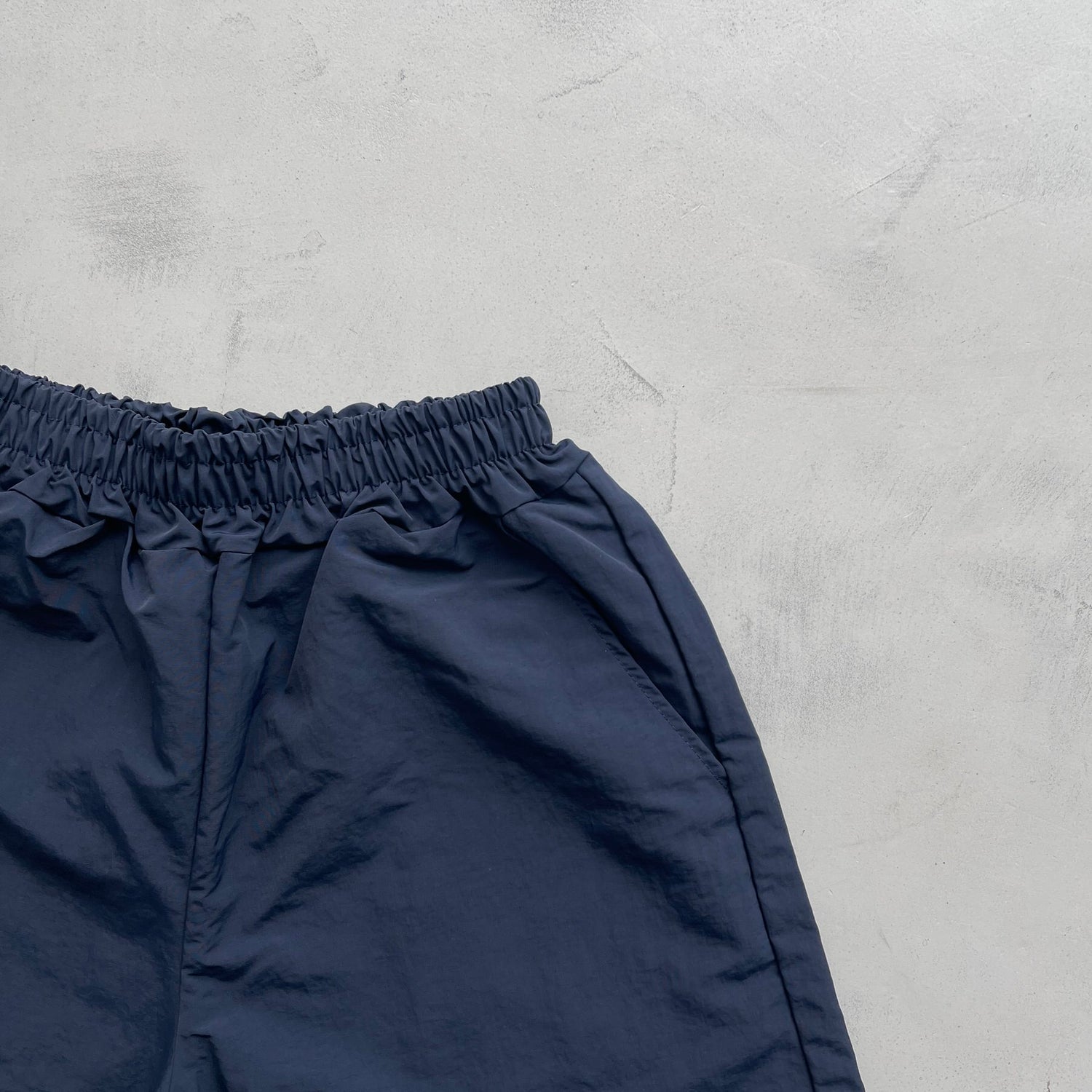 【2点SET】half zip nylon set up / navy