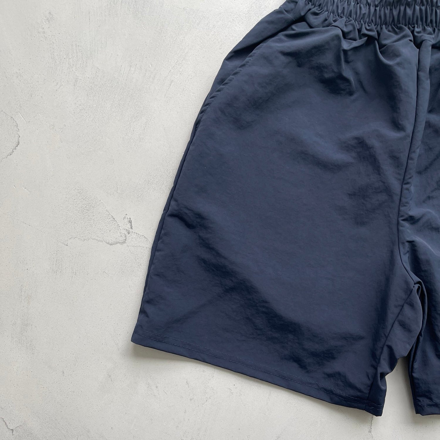 【2点SET】half zip nylon set up / navy