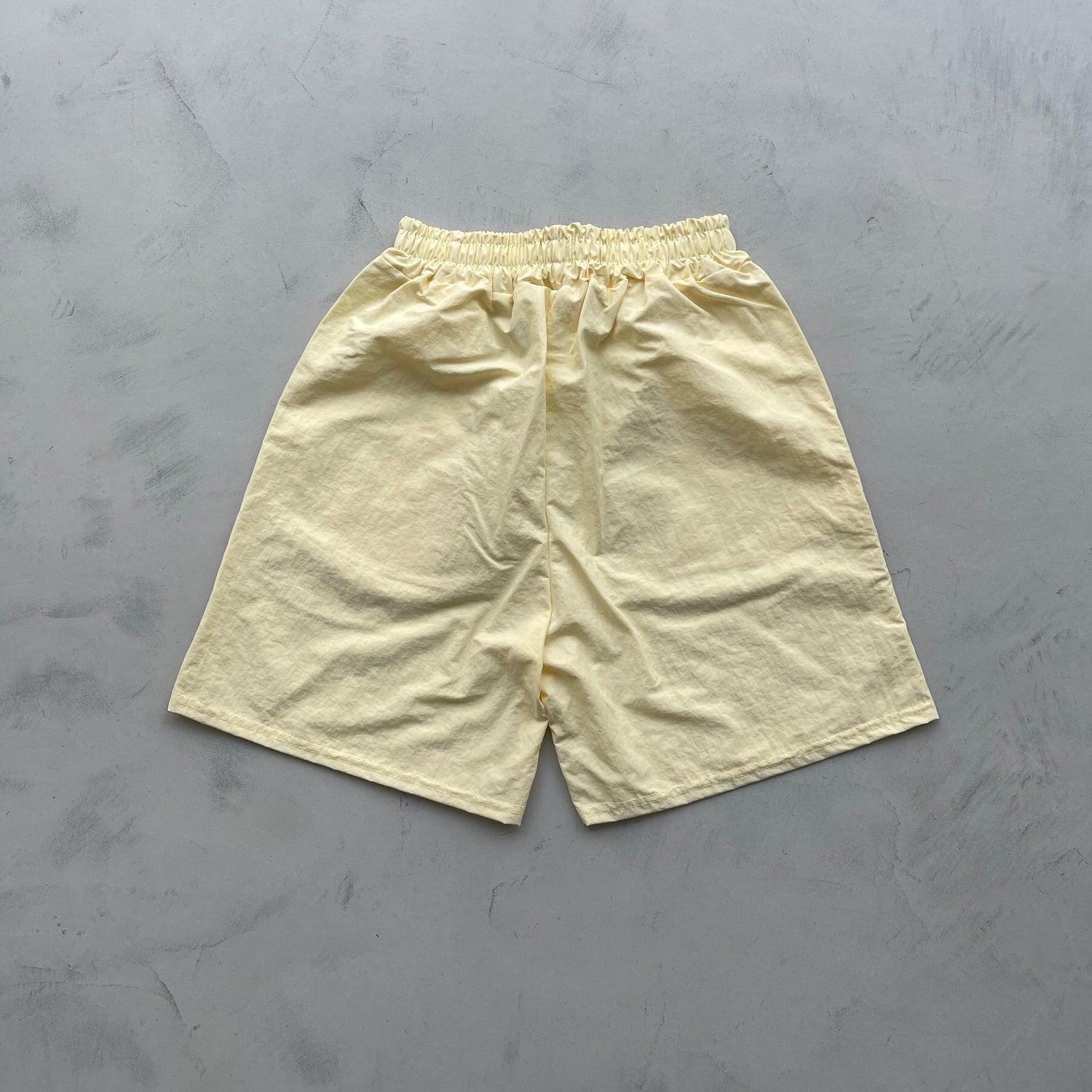 【2点SET】half zip nylon set up / light yellow