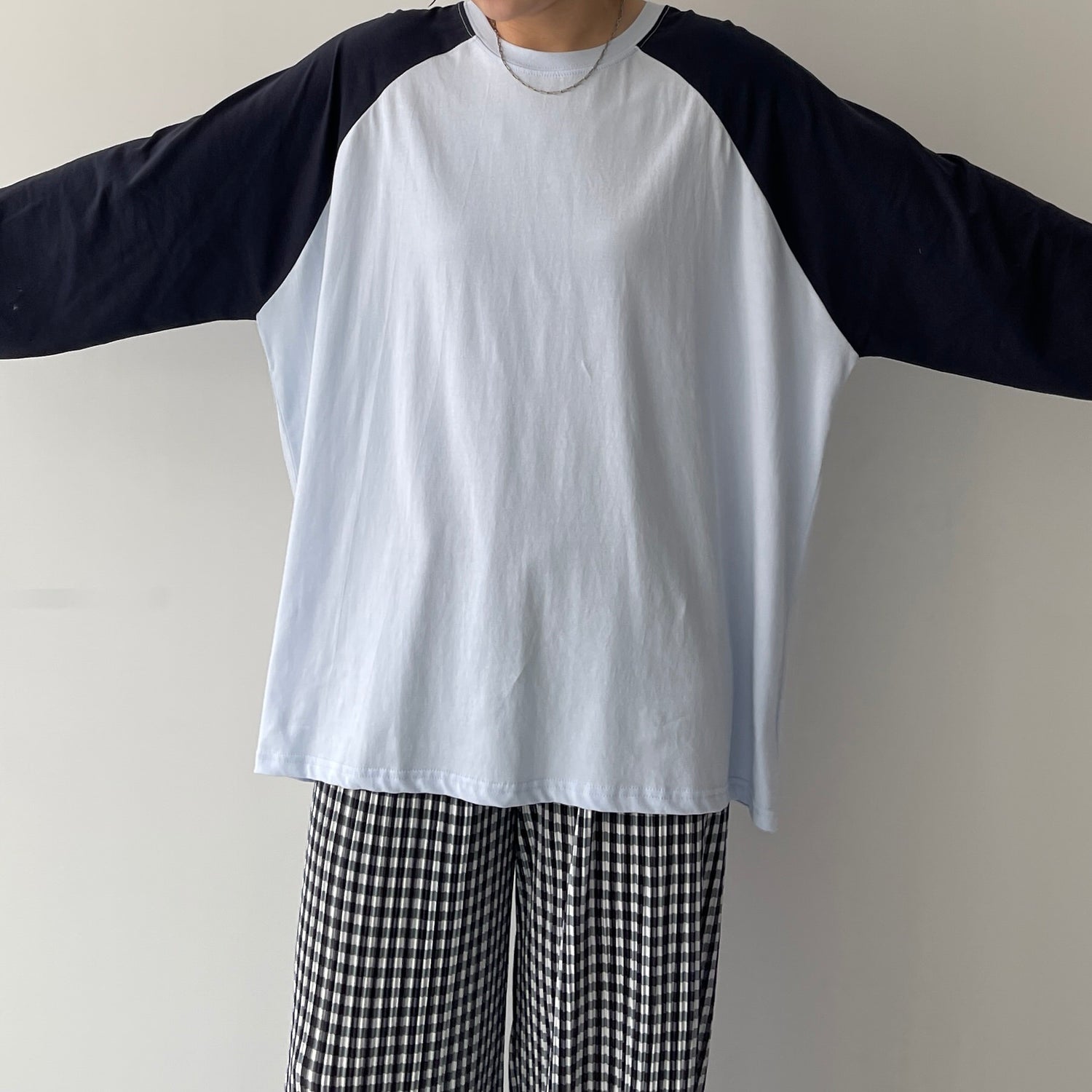 raglan tee / blue
