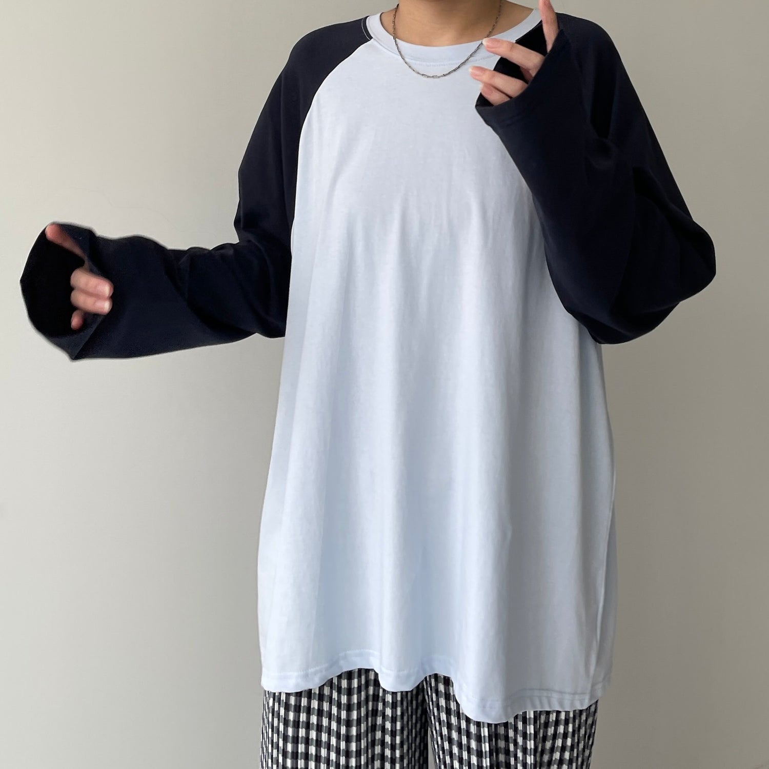 raglan tee / blue