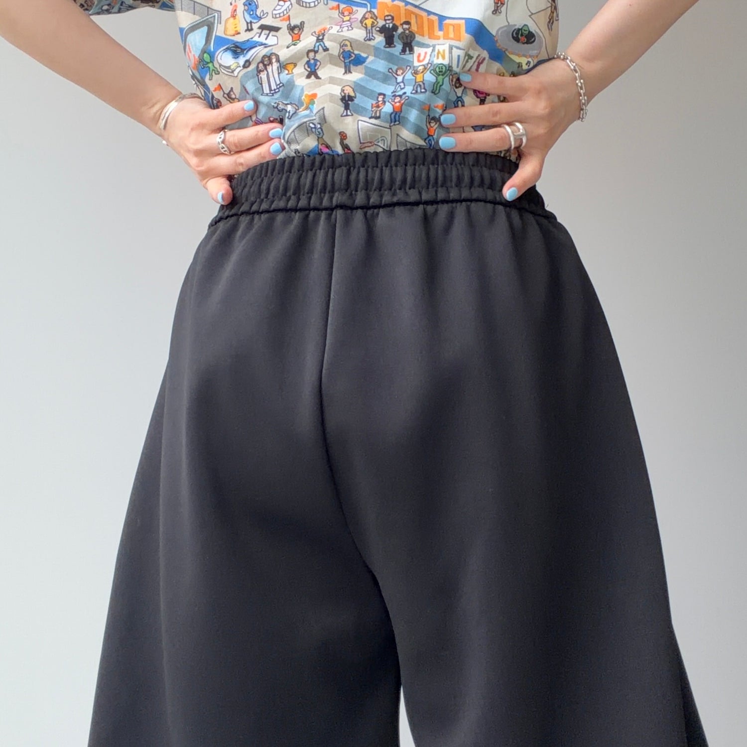 【選べるタイプ】super loose sweat half pants / ivory