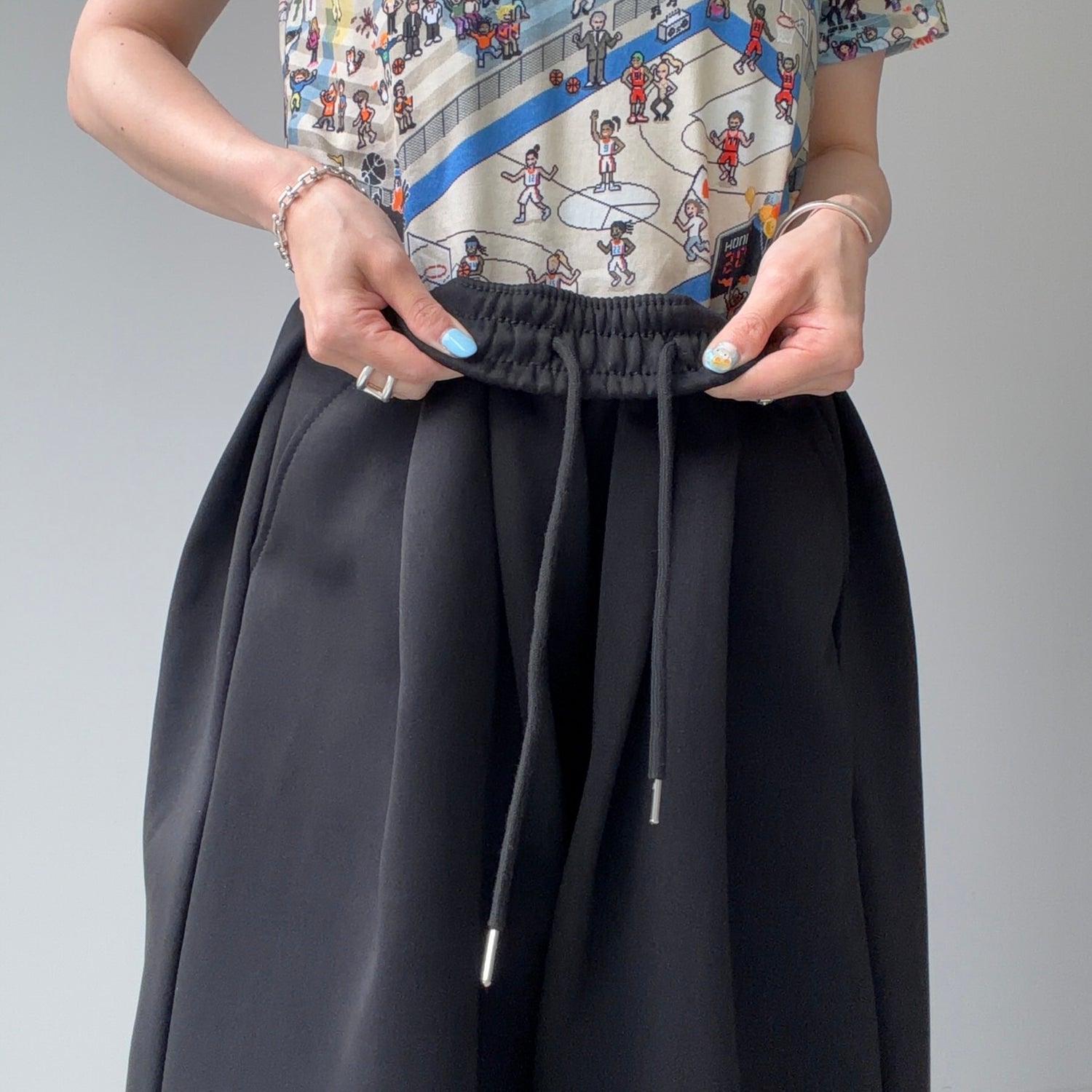 【選べるタイプ】super loose sweat half pants / ivory