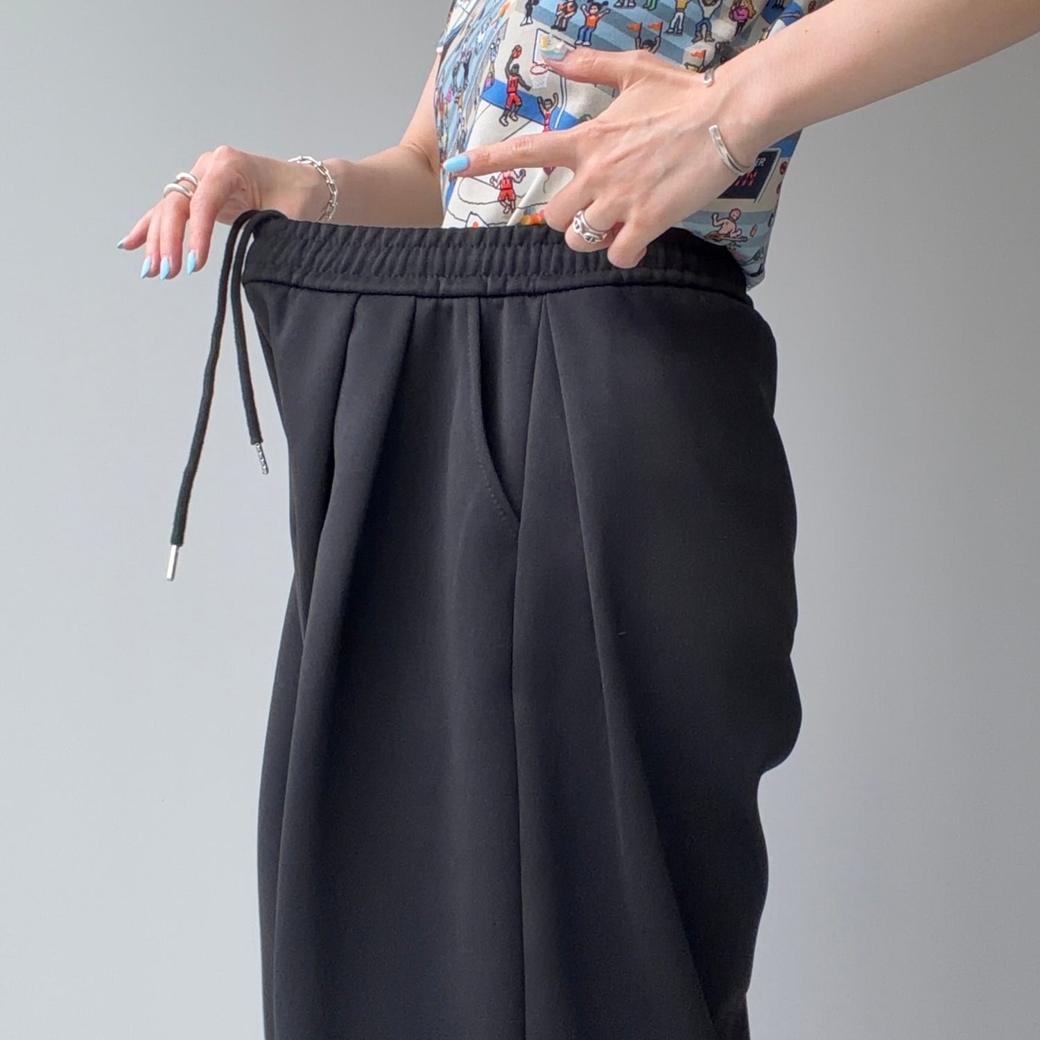 【選べるタイプ】super loose sweat half pants / ivory