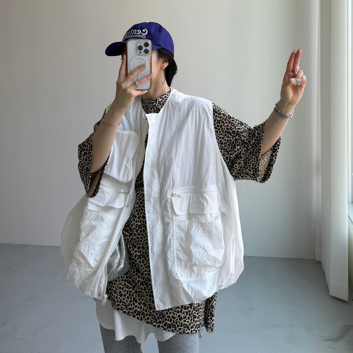 9pockets buddy vest / ivory