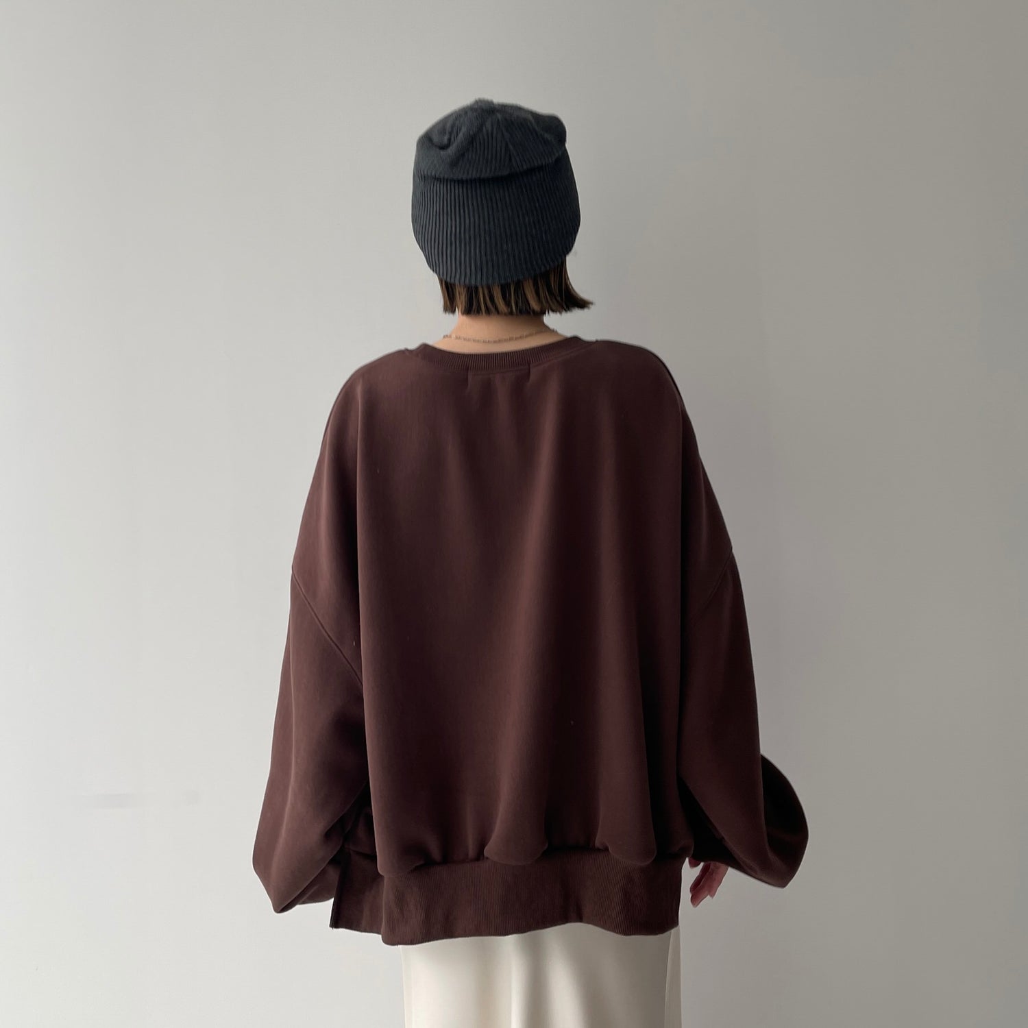 【公式サイト限定カラー】OSUMITSUKI sweat / brown [SHORT or FREE]