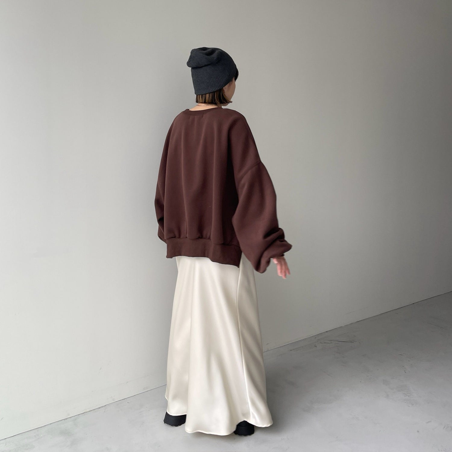 【公式サイト限定カラー】OSUMITSUKI sweat / brown [SHORT or FREE]