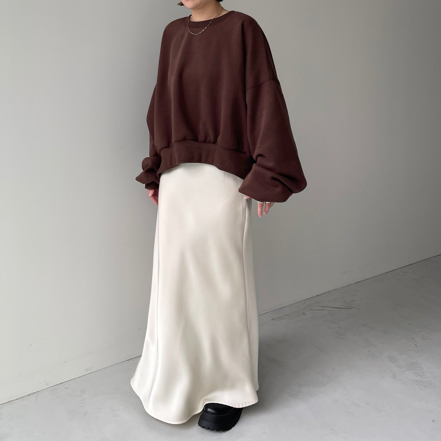 【公式サイト限定カラー】OSUMITSUKI sweat / brown [SHORT or FREE]