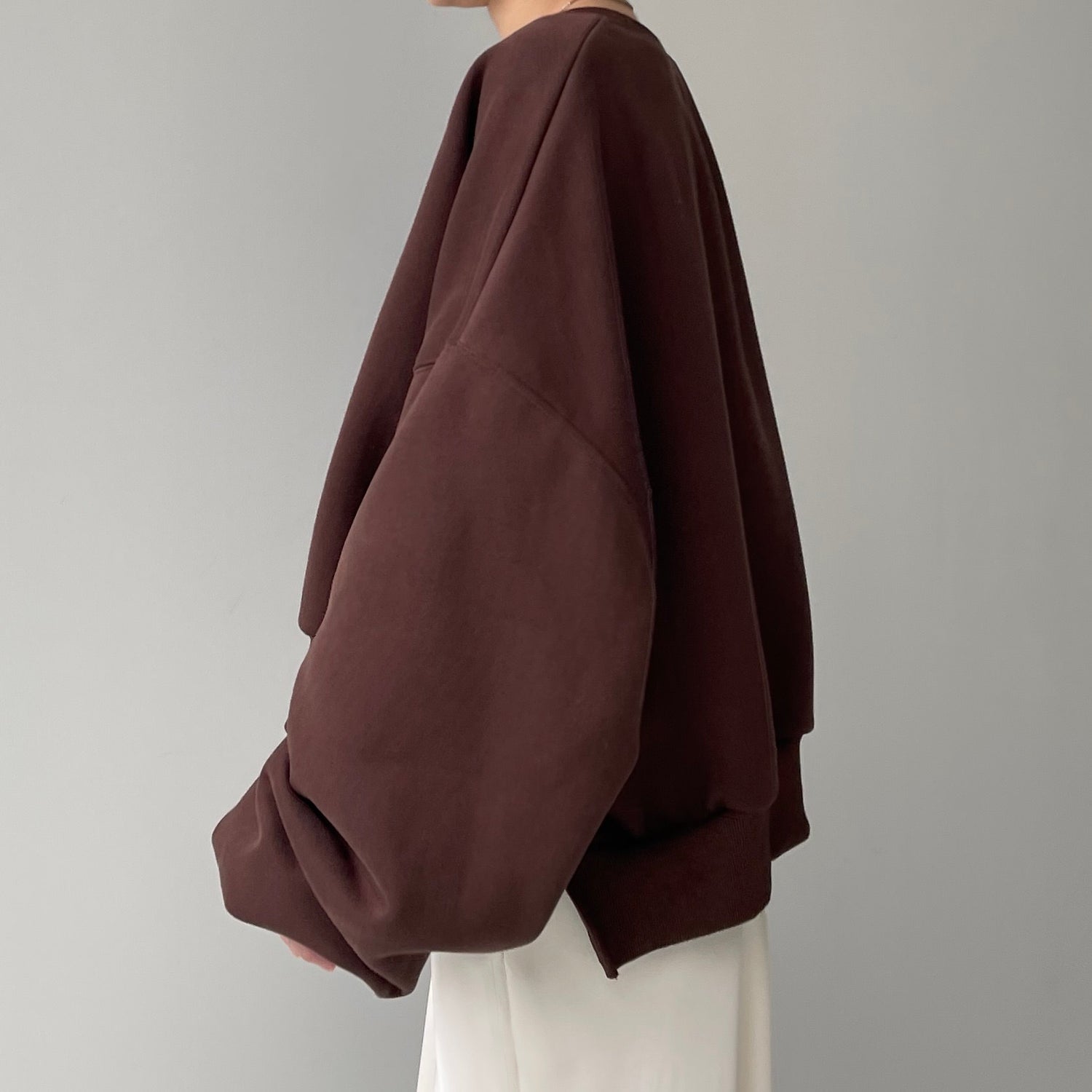 【公式サイト限定カラー】OSUMITSUKI sweat / brown [SHORT or FREE]