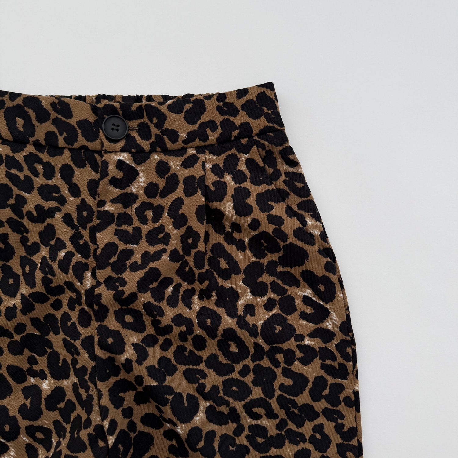 【SAMPLE】leopard pants / brown