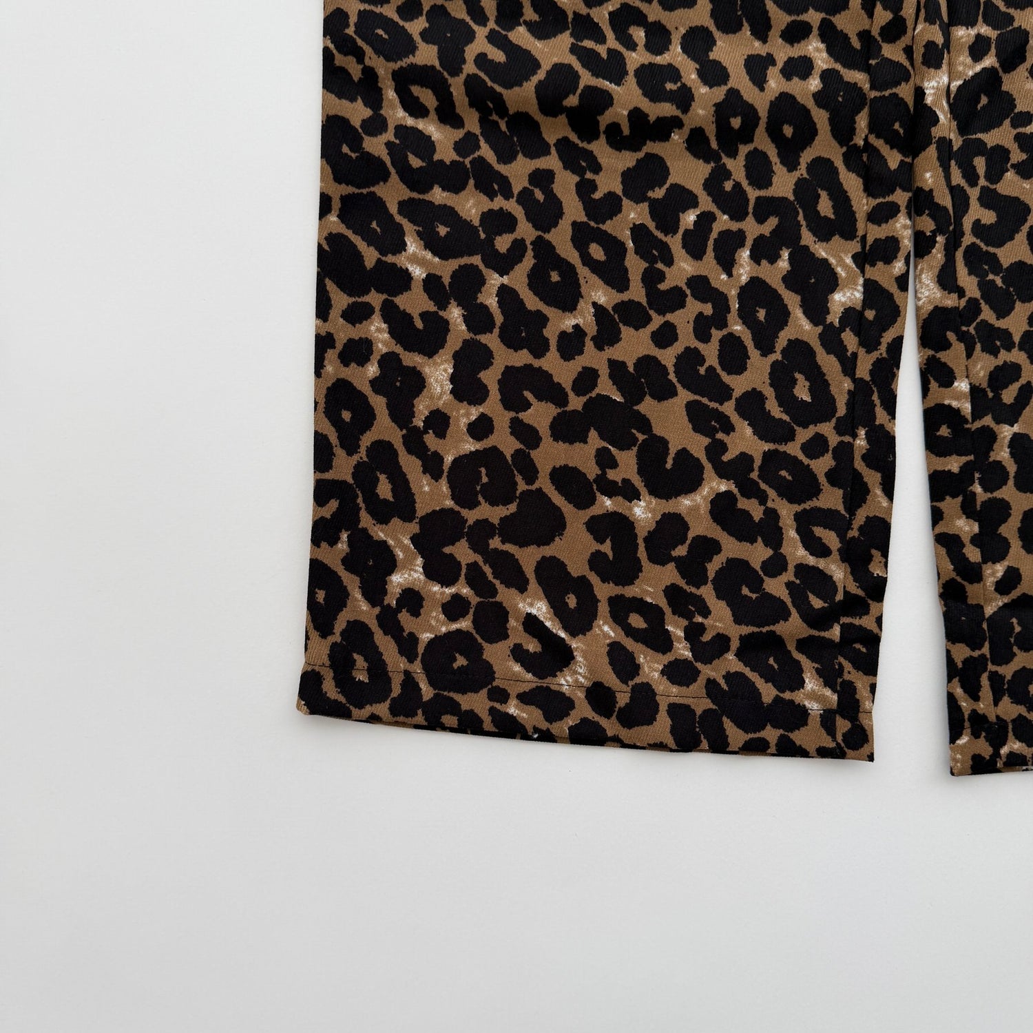 【SAMPLE】leopard pants / brown