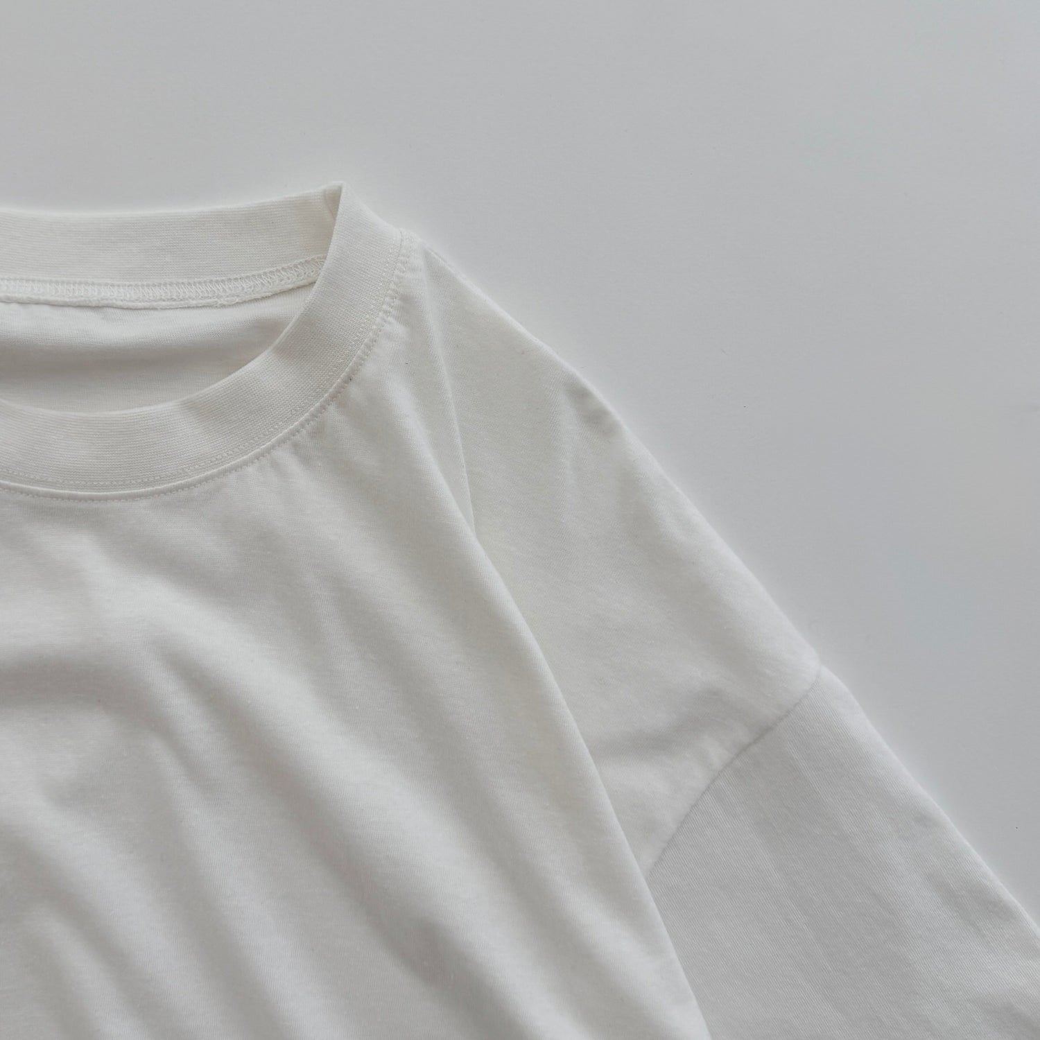 【SAMPLE】loose silhouette tee shirt / white