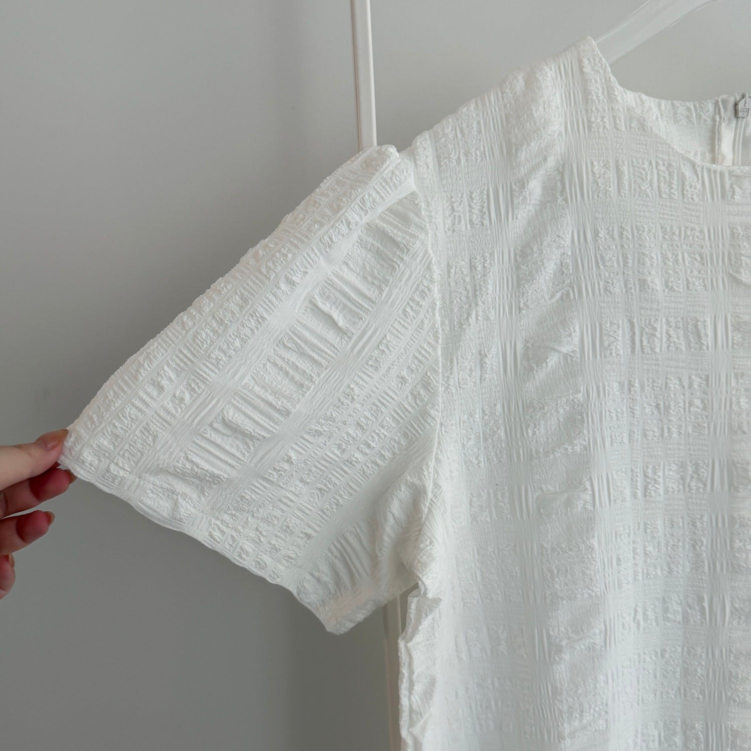 【SAMPLE】pokopoko peplum one piece  / ivory
