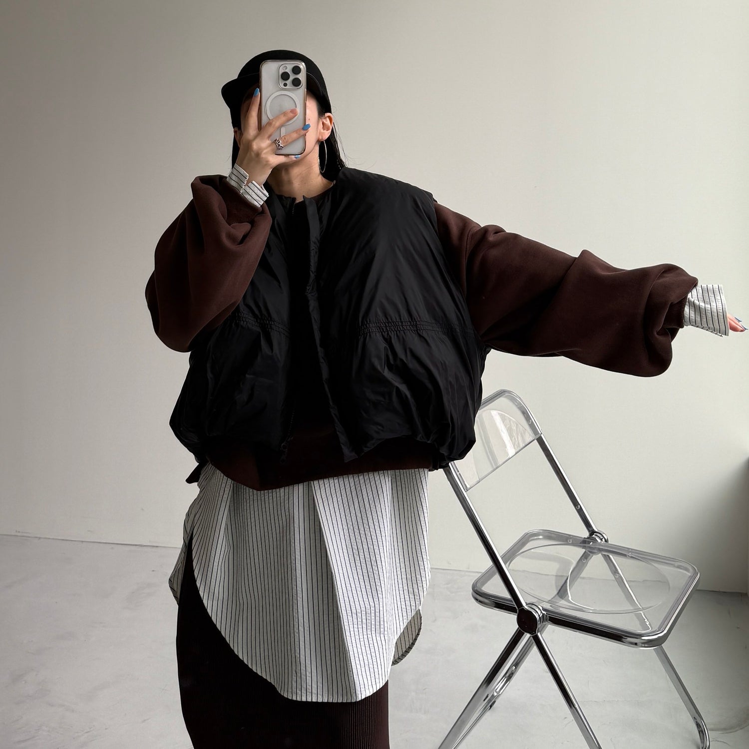 【公式サイト限定カラー】OSUMITSUKI sweat / brown [SHORT or FREE]