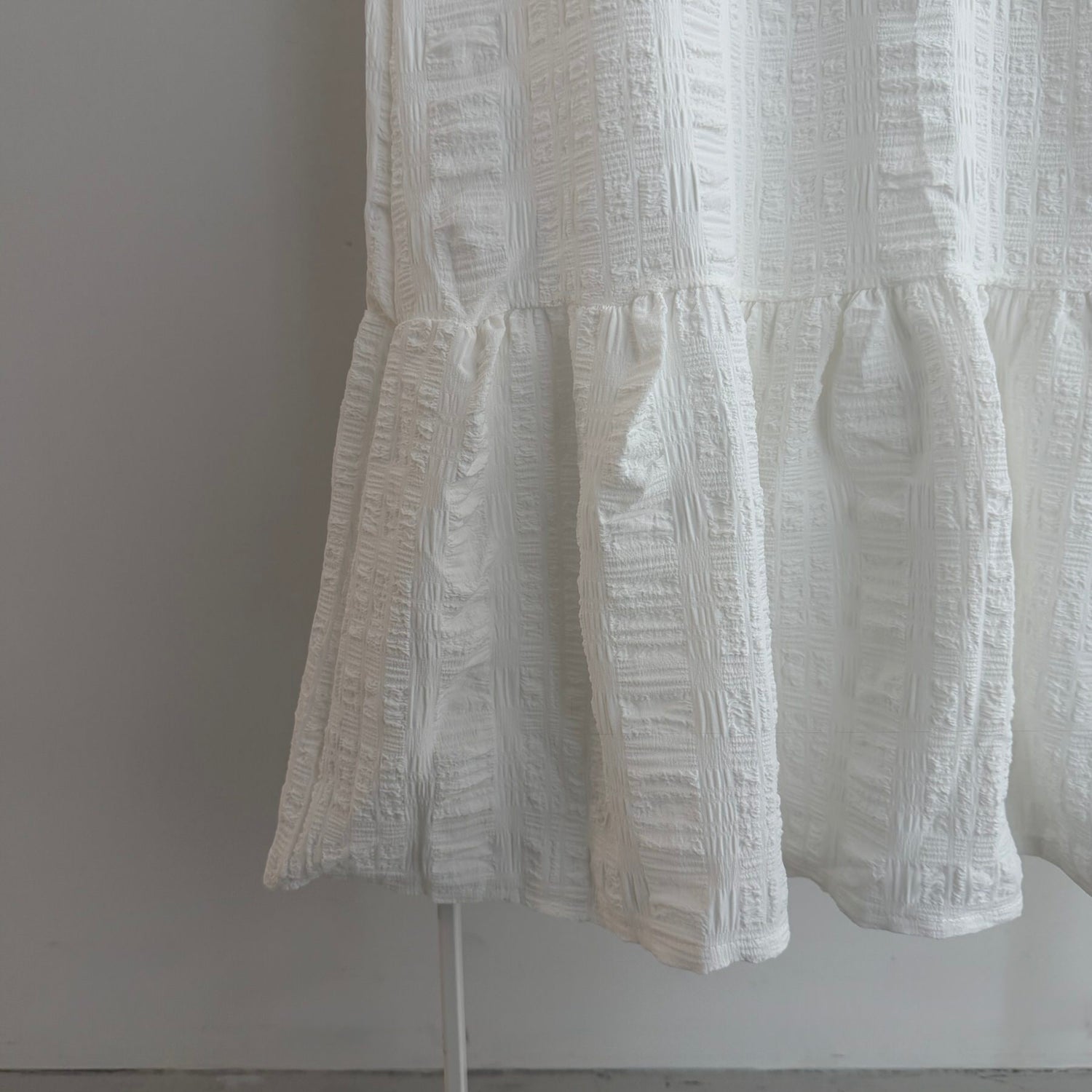 【SAMPLE】pokopoko peplum one piece  / ivory