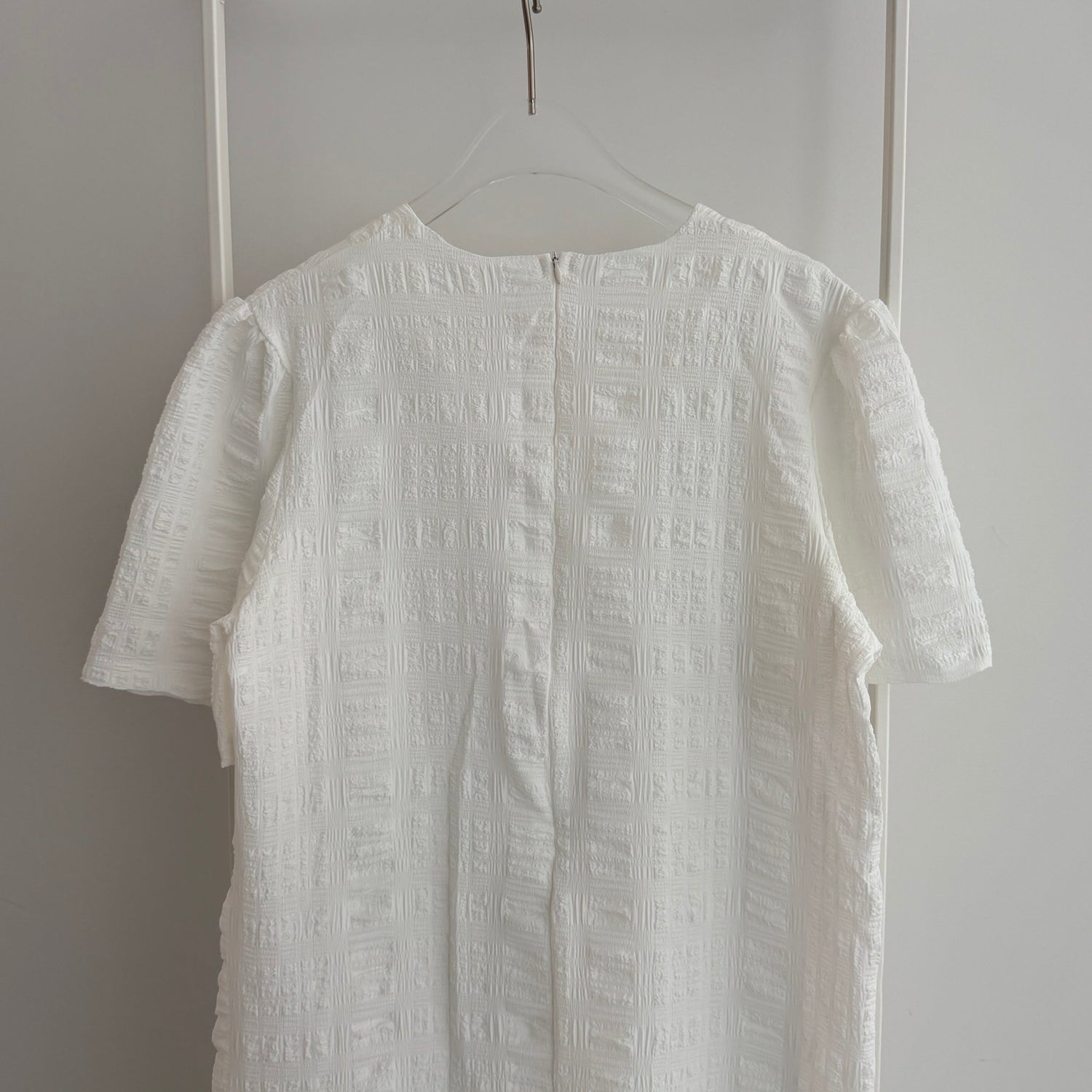 【SAMPLE】pokopoko peplum one piece  / ivory