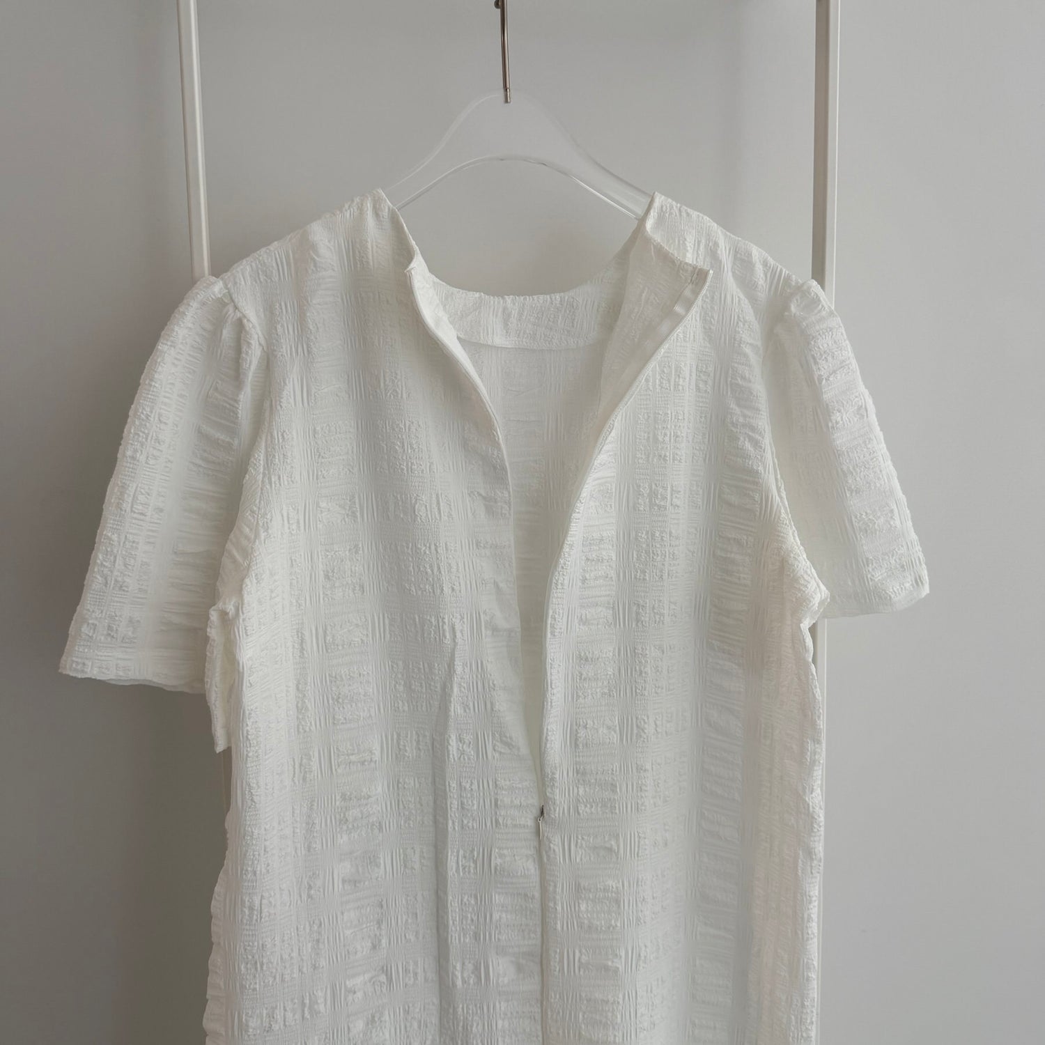 【SAMPLE】pokopoko peplum one piece  / ivory