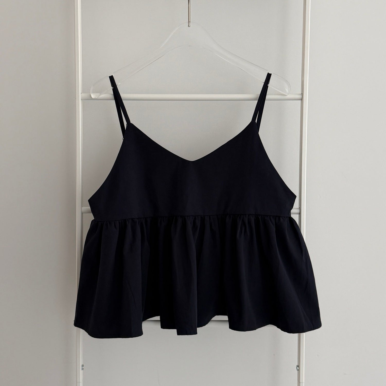 【SAMPLE】gather camisole / navy
