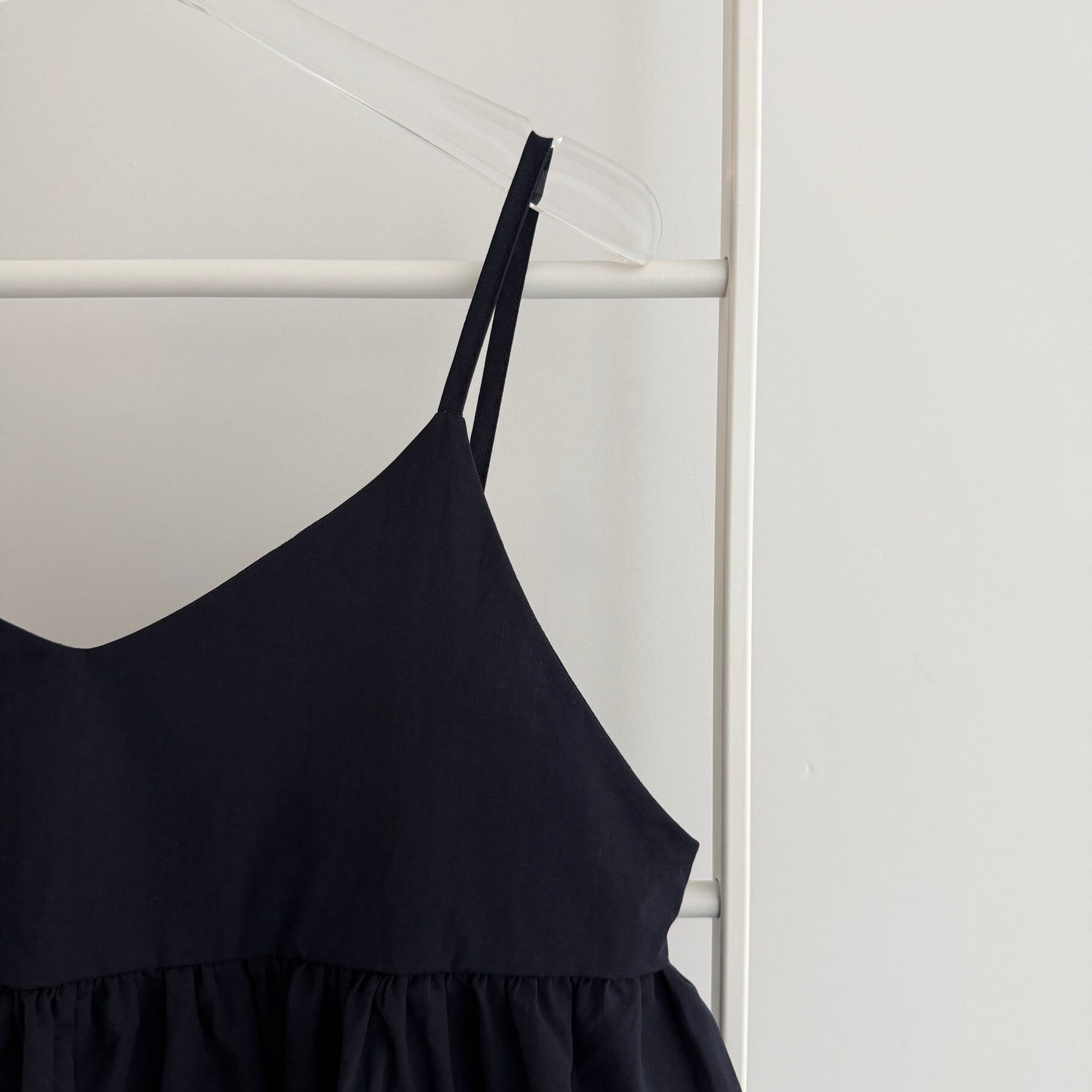 【SAMPLE】gather camisole / navy
