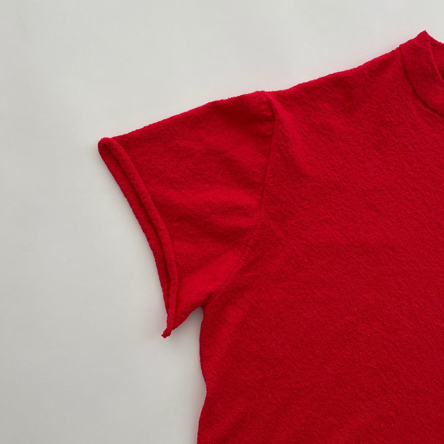 【SAMPLE】towel big tee / red