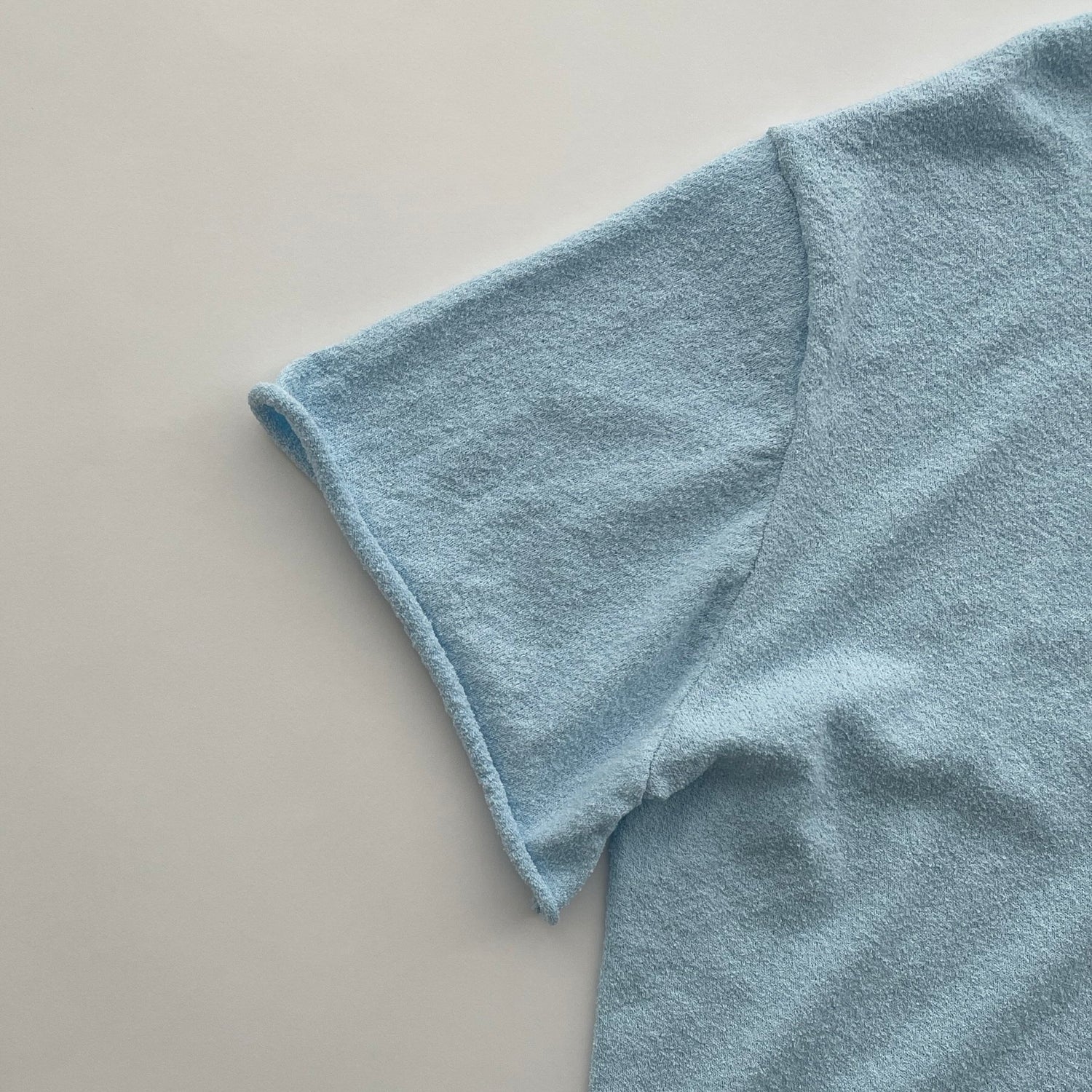 【SAMPLE】towel big tee / blue