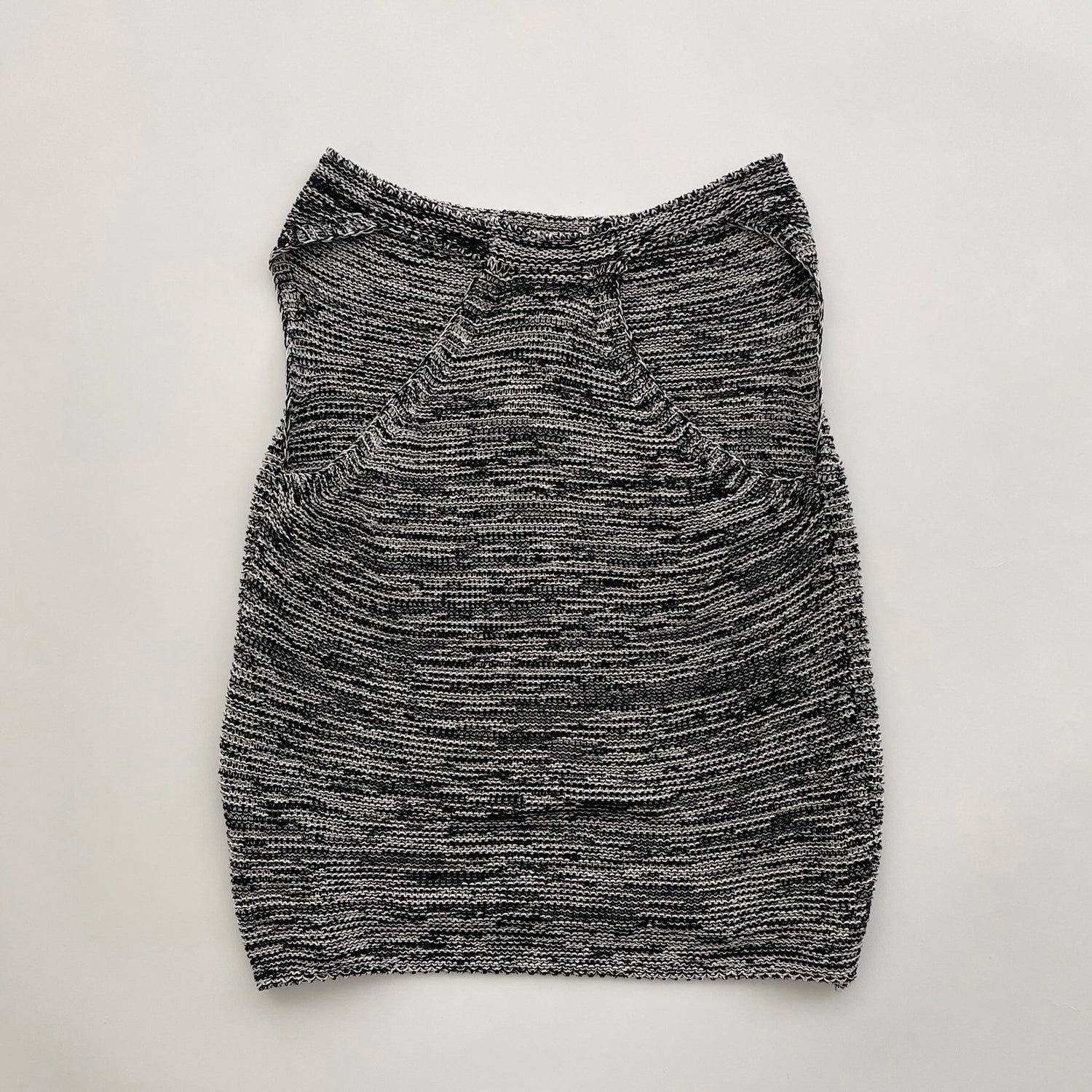 【SAMPLE】no sleeve knit / black