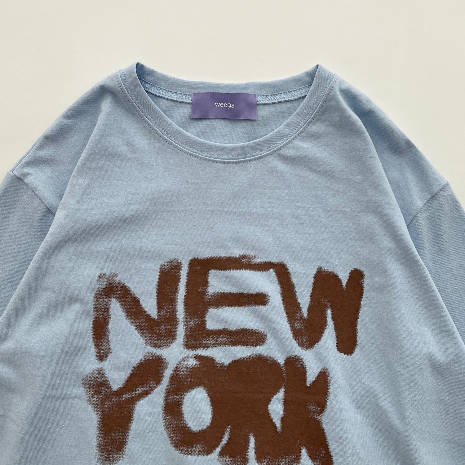 【SAMPLE】new york tee / blue