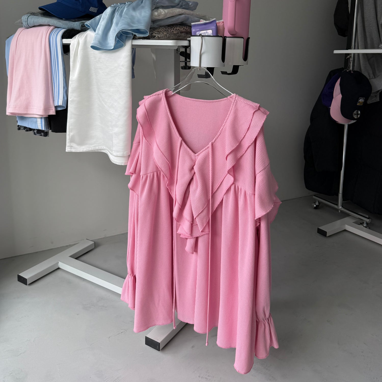 WAFFRILL TOPS / pink