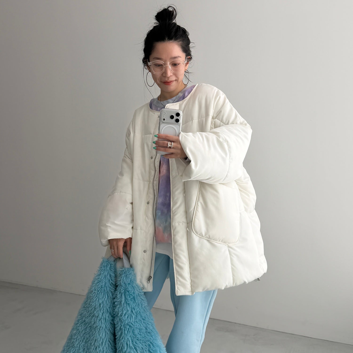 perfect silhouette NAKAWATA down / ivory